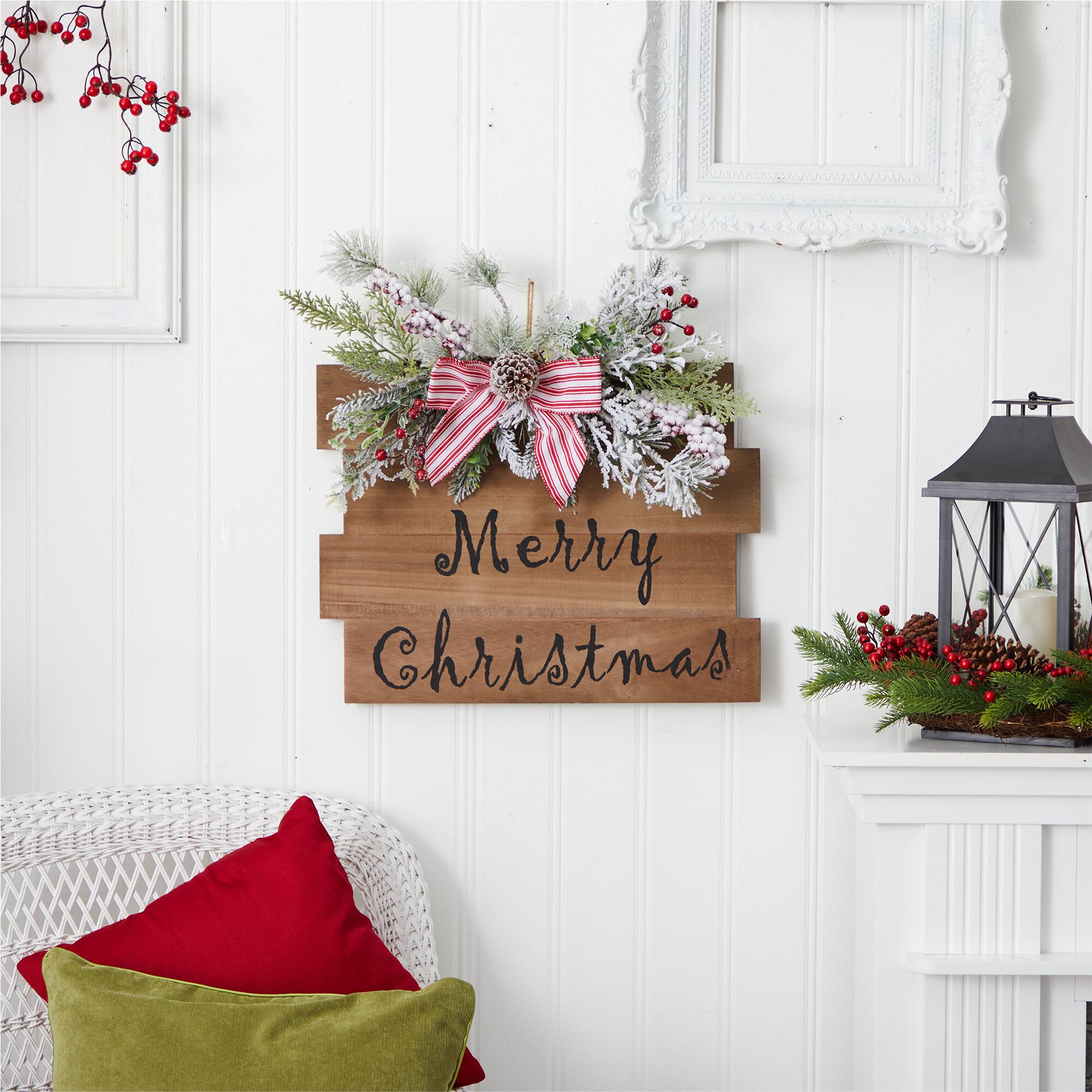 20" Merry Christmas Door Wall Hanger