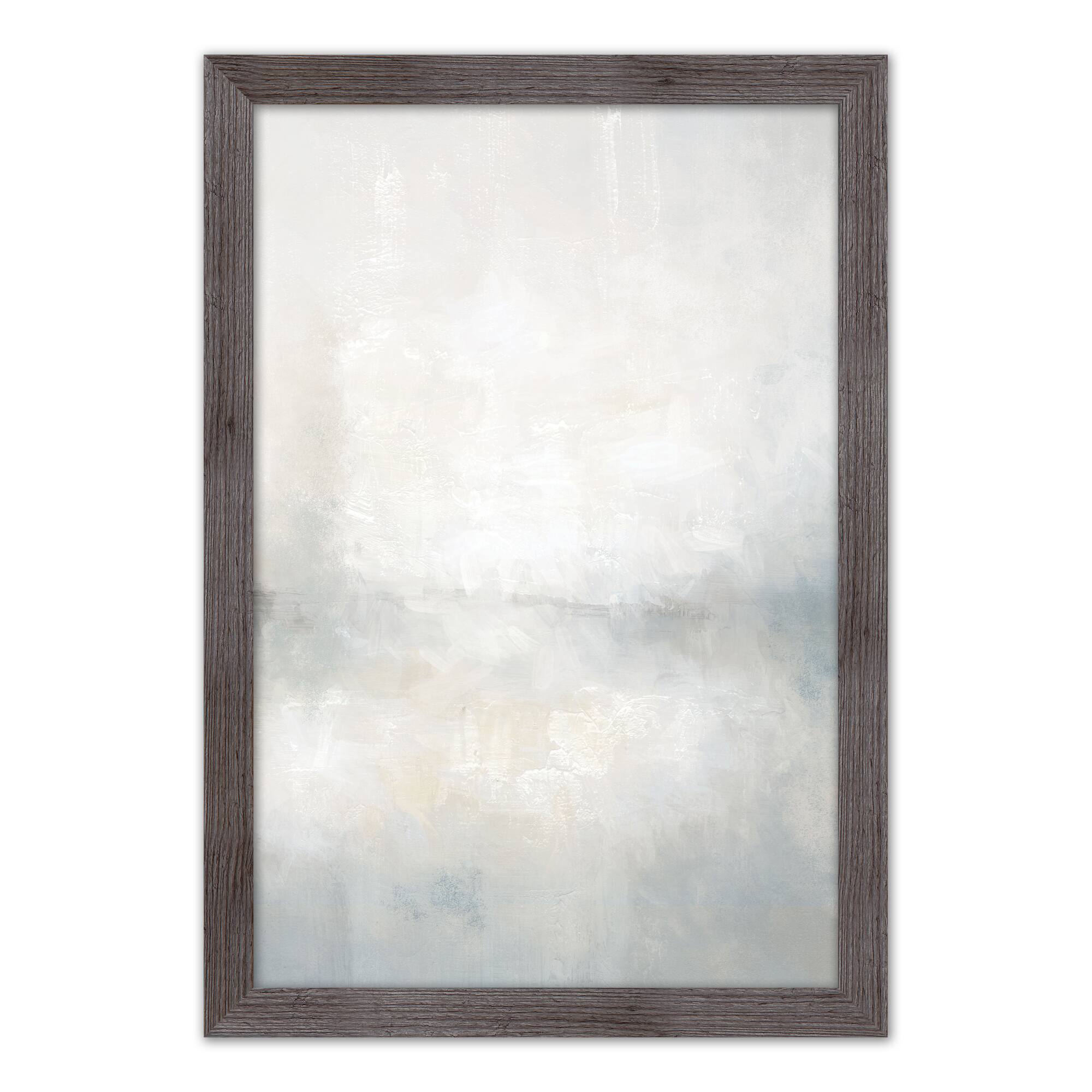 Soft Muted Abstract Western Framed Print
