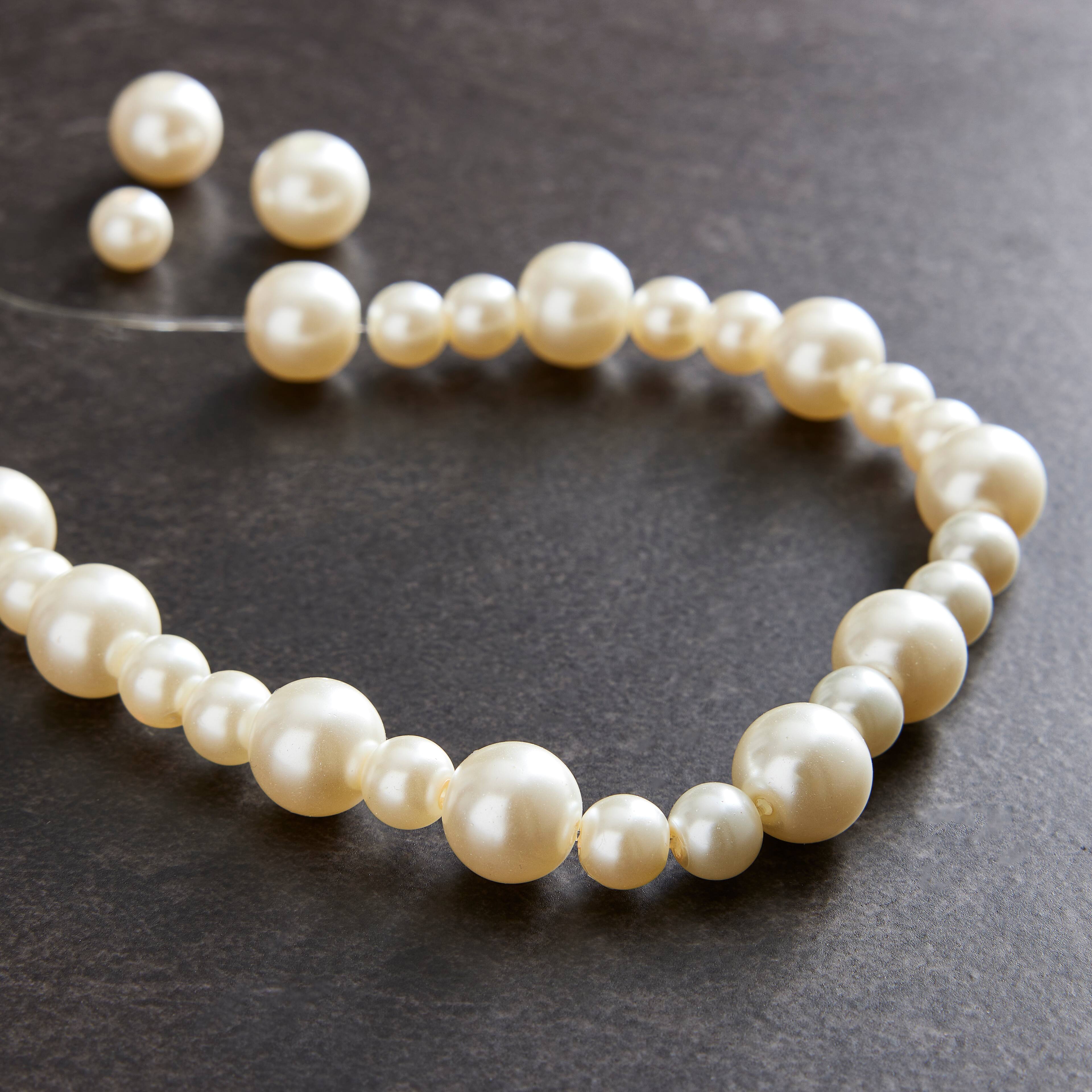 12 Packs: 274 ct. (3, 288 total) Pearl White Beads by Creatology™