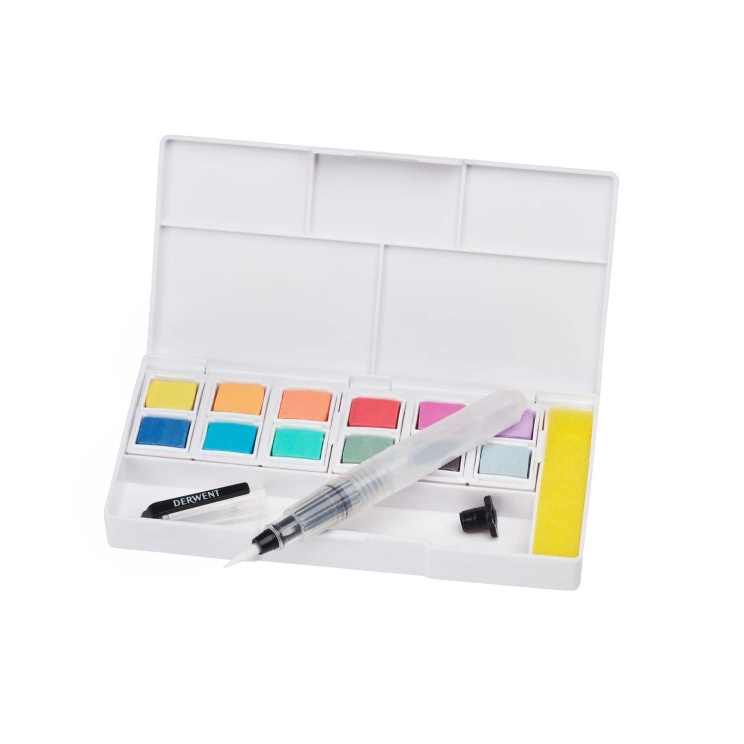 Derwent Pastel Shades Paint Pan Set, 12 Colours, Paints