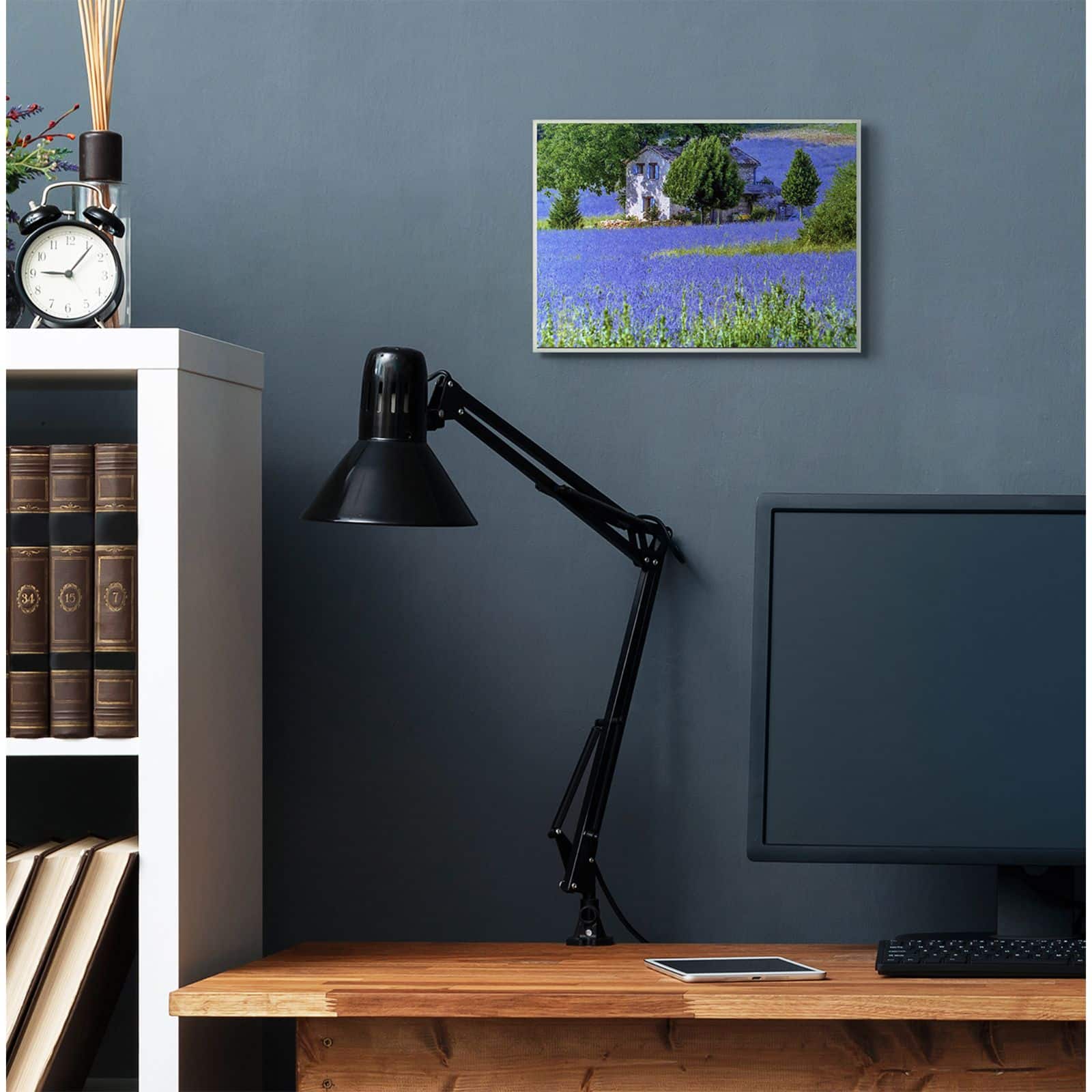 Stupell Industries Lavender Field House Landscape Wall Plaque