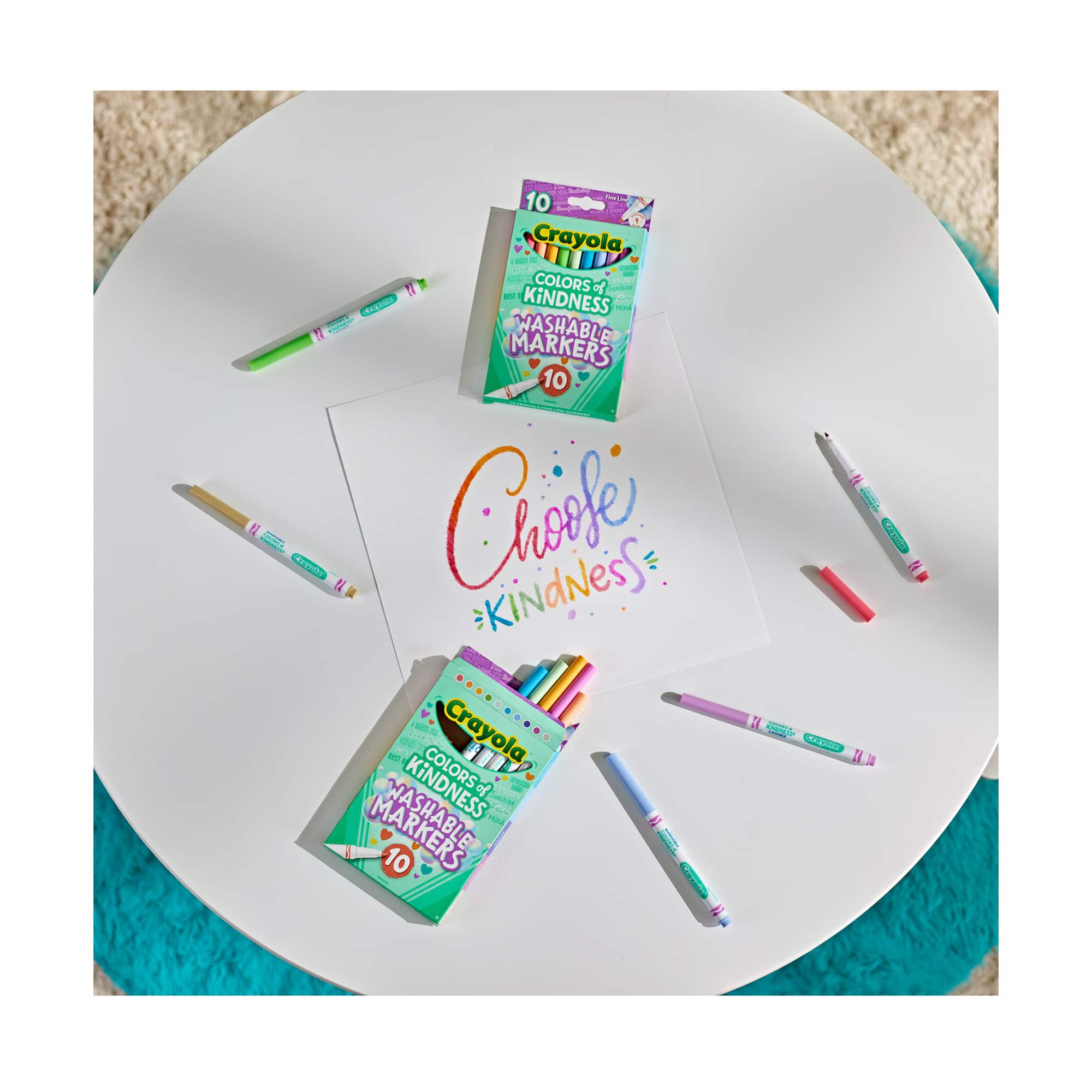 Crayola&#xAE; Colors of Kindness&#x2122; Fine Line Markers