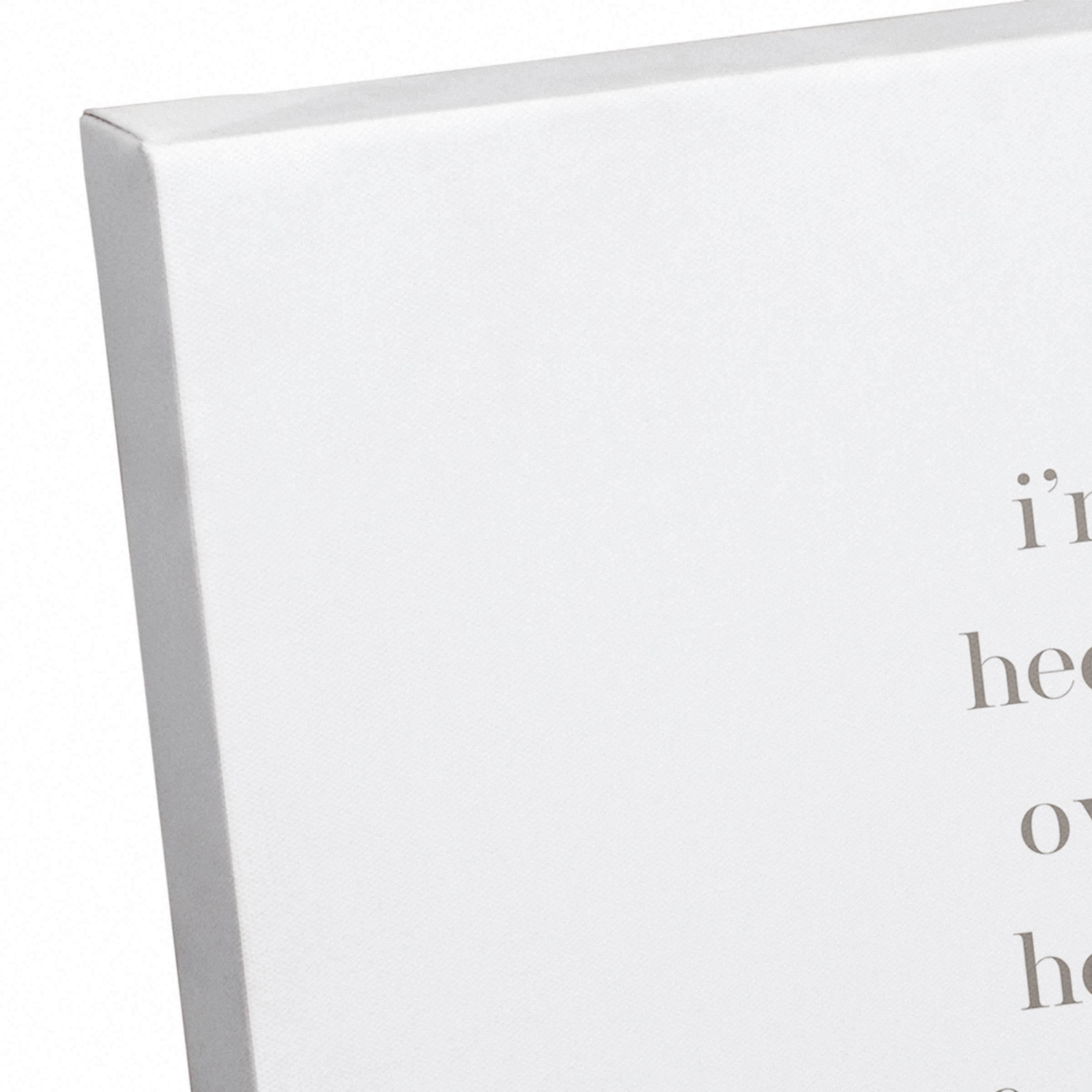 Hedge Over Heels 11&#x22; x 14&#x22; Canvas Wall Art