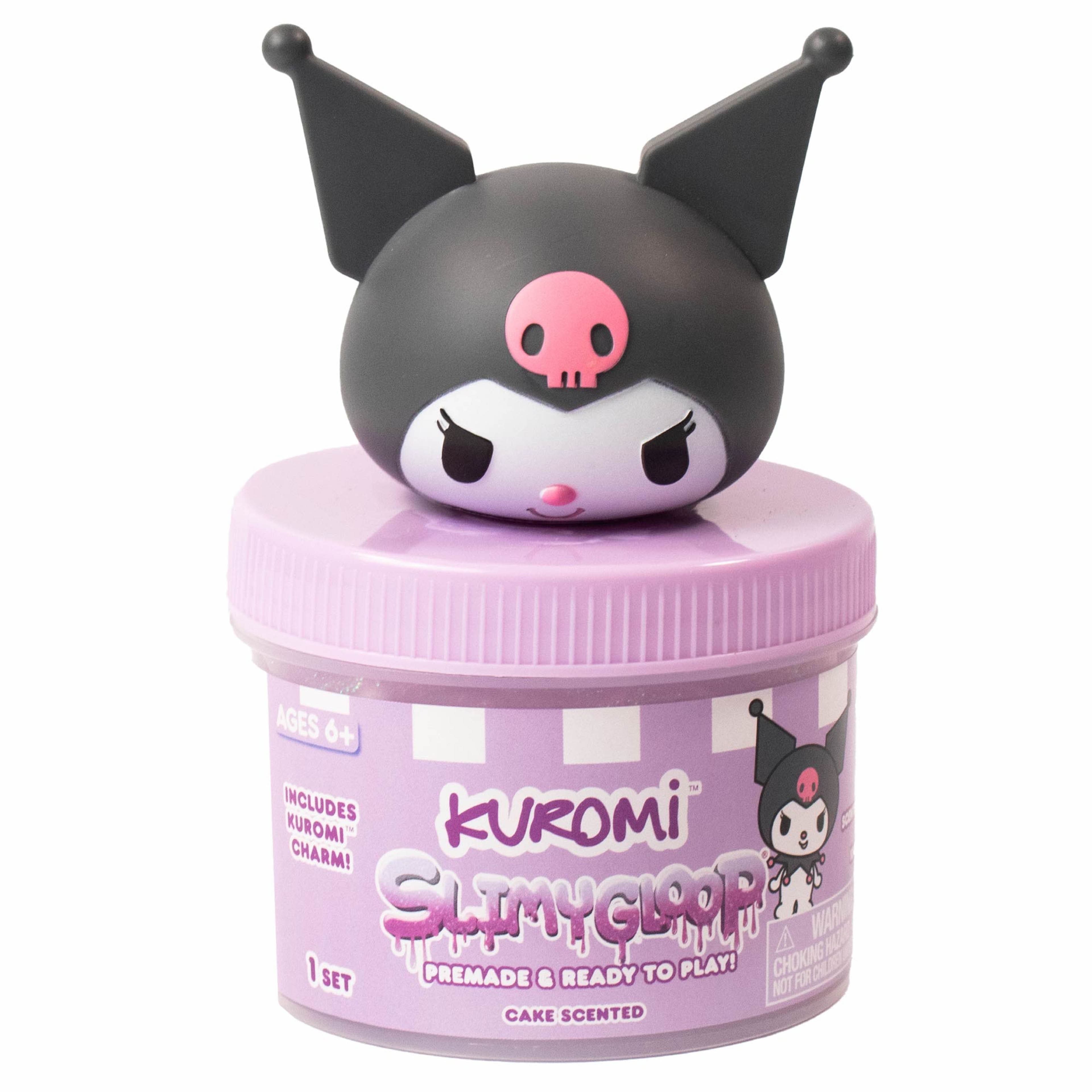Kuromi&#x2122; SlimyGloop&#xAE; 8oz. Purple &#x26; White Cake Scented Slime