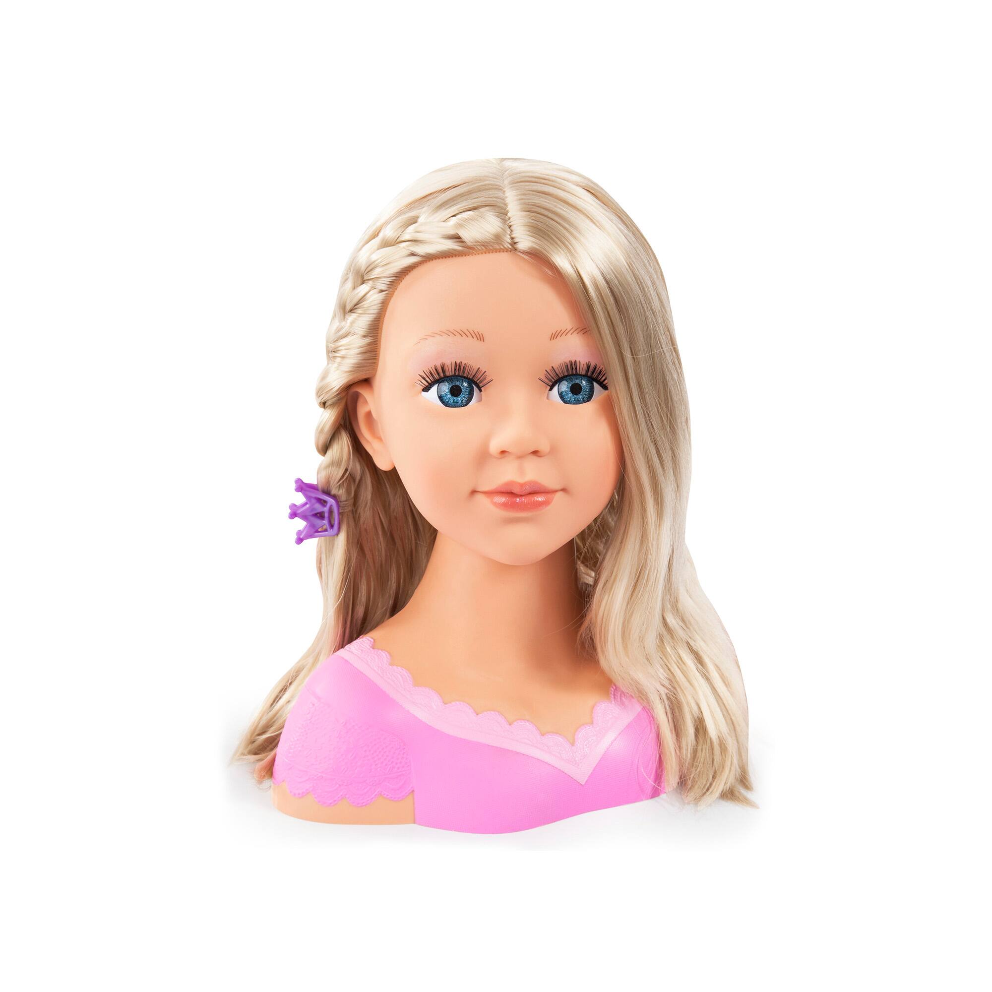 Bayer Design Charlene Super Model Blond Haired Styling Head with Makeup
