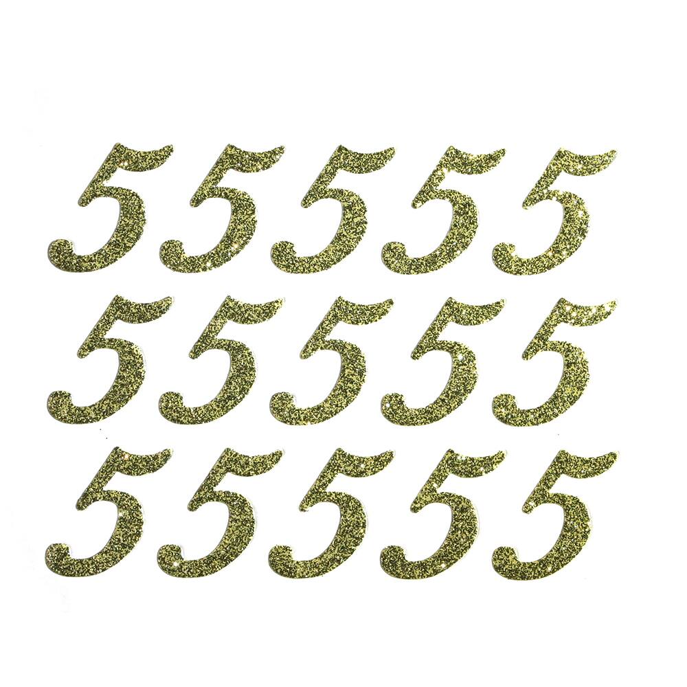 Reliant Numbers Script Characters Floral Accessories