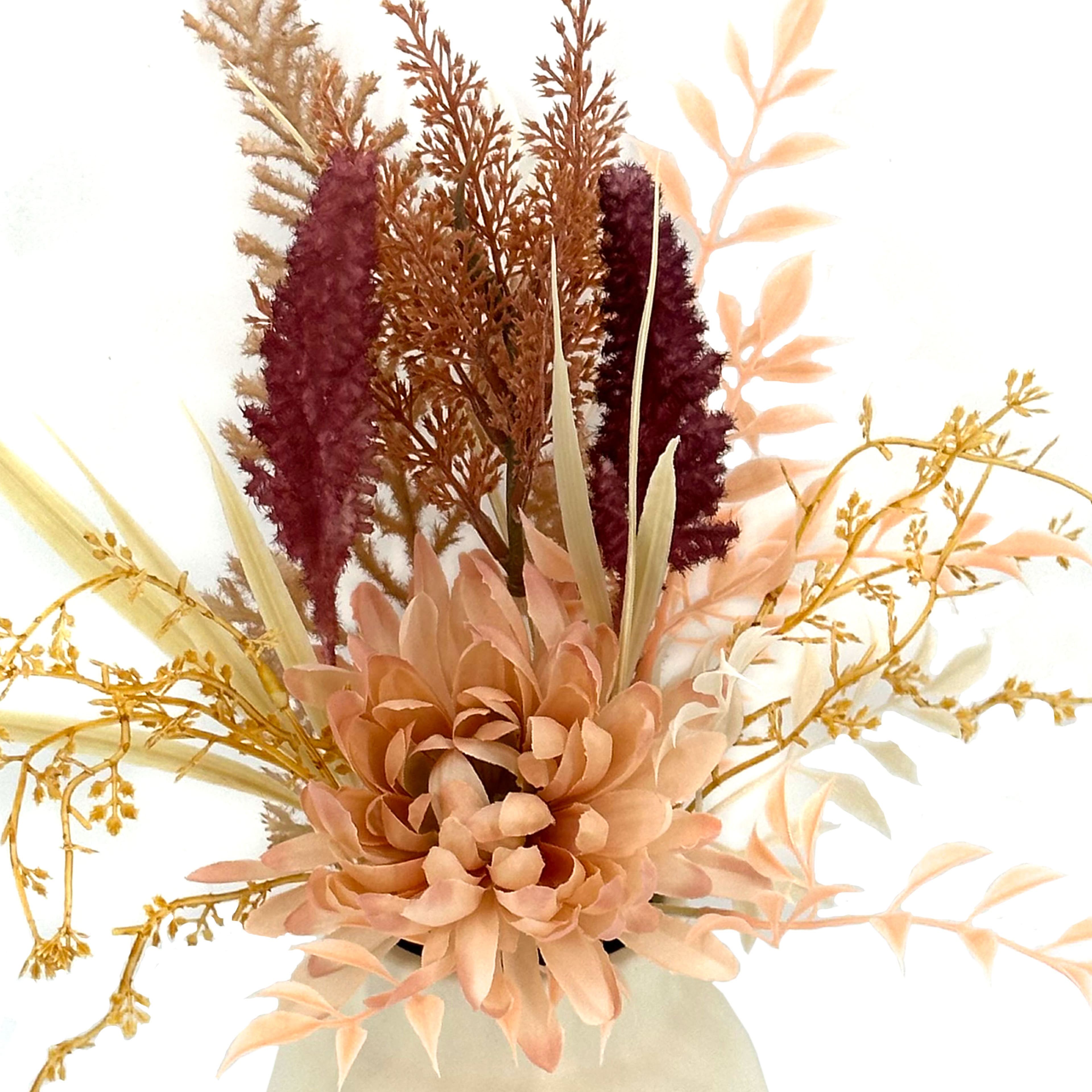 14&#x22; Premade Naturals &#x26; Blush Mum Foliage Mix by Ashland&#xAE;