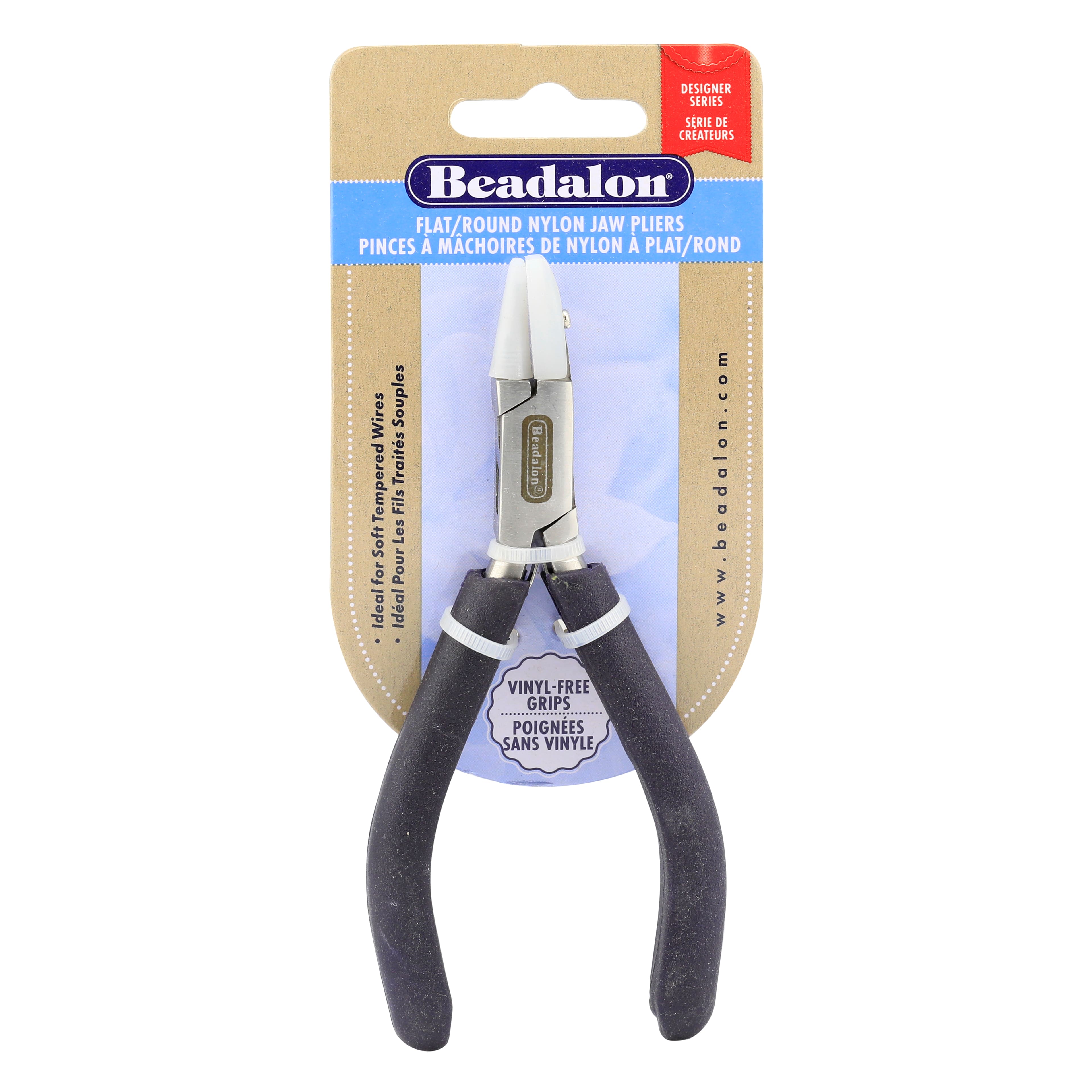 Beadalon&#xAE; Designer Series Flat/Round Nylon Jaw Pliers