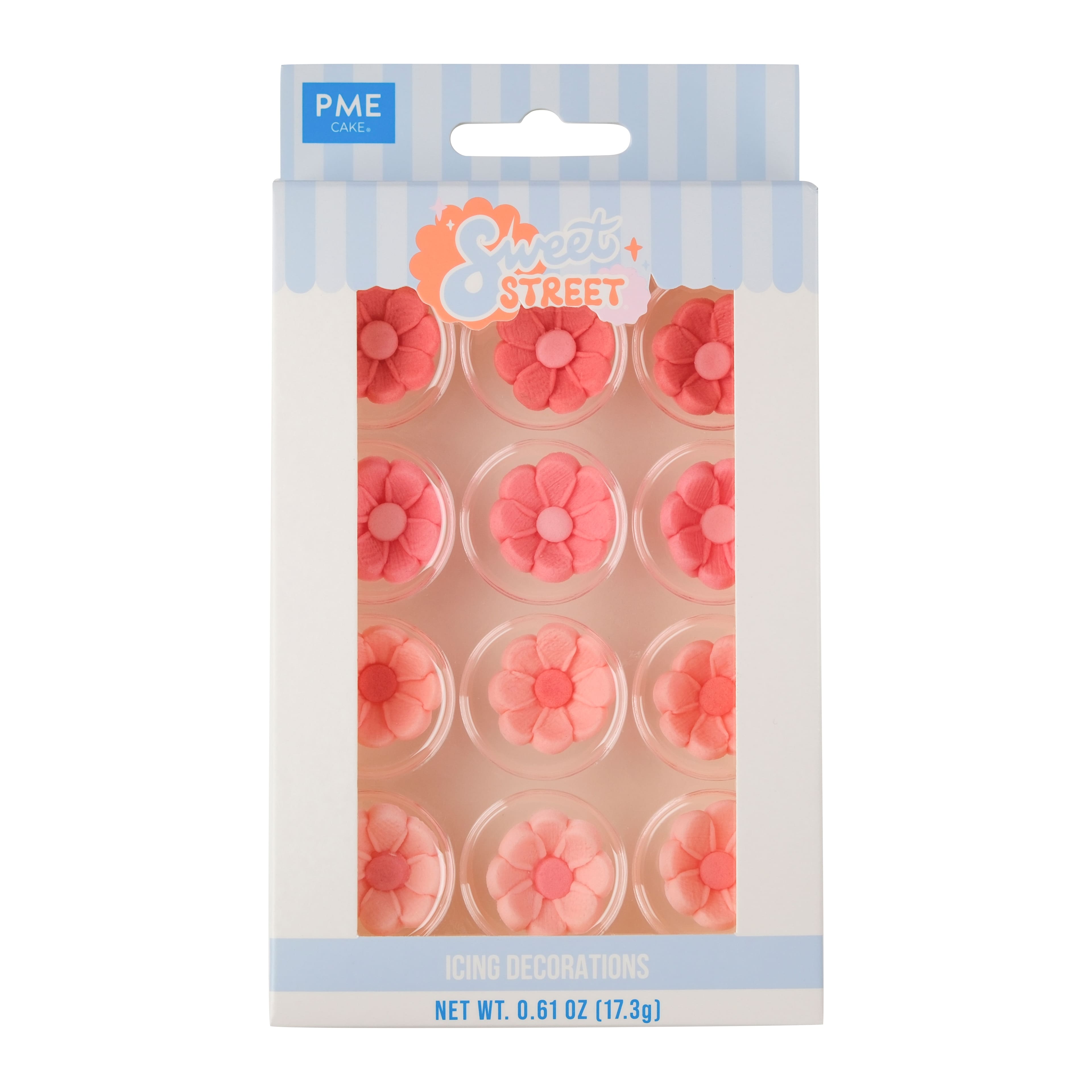 PME Cake Sweet Street&#xAE; Pink Blossoms Icing Decorations