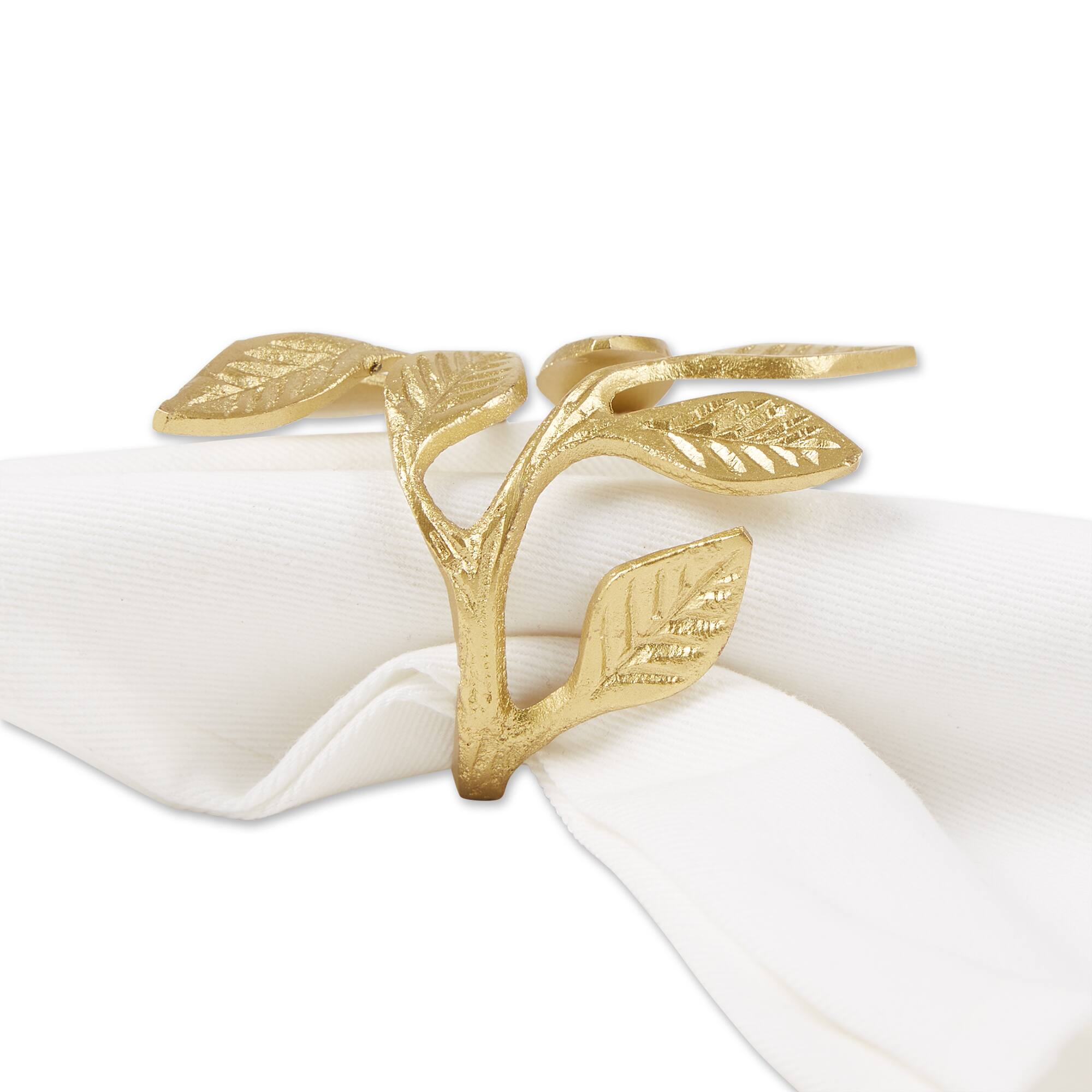 DII® Gold Vine Napkin Rings, 6ct.