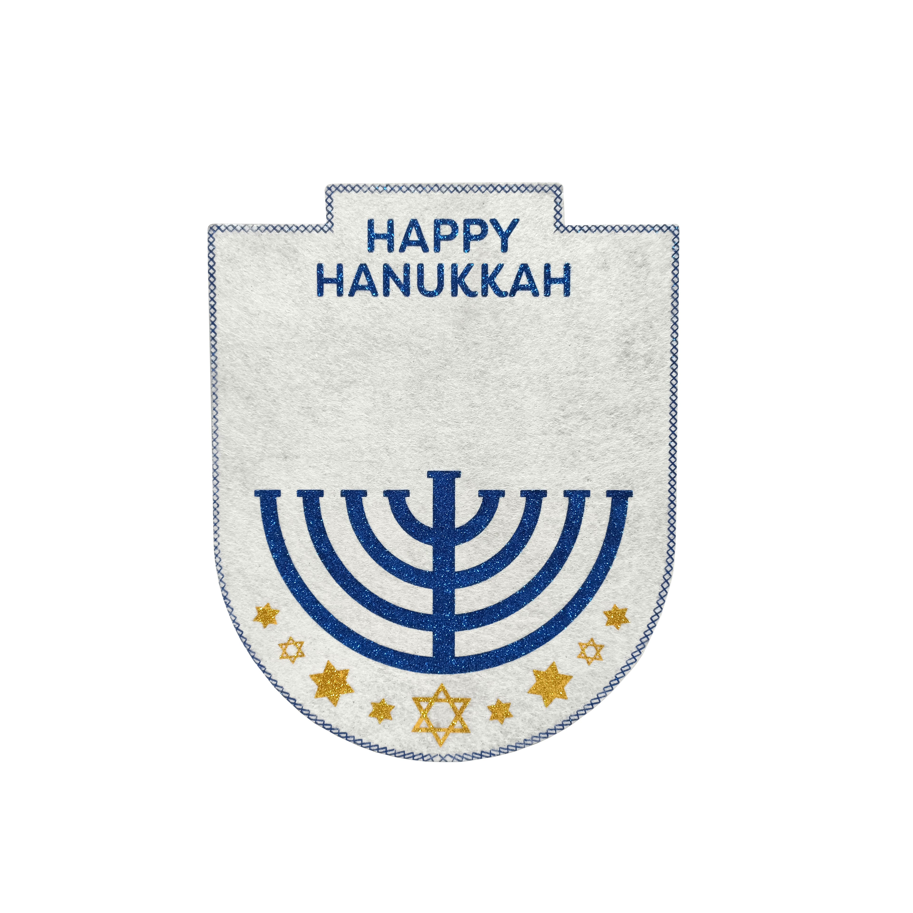 10.5&#x22; Happy Hanukkah Felt Wall Hanging by Ashland&#xAE;