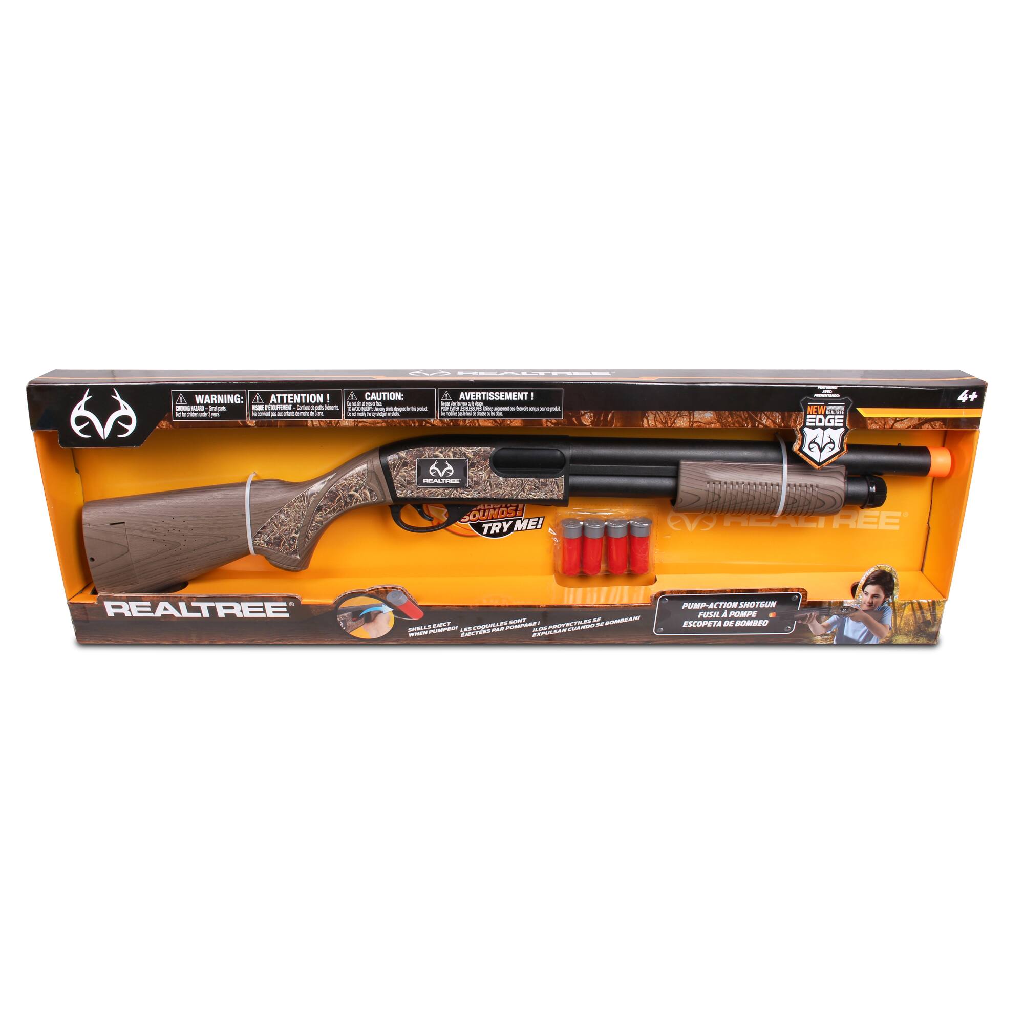 NKOK RealTree&#xAE; Brown Pump Action Rifle Pretend Play Toy