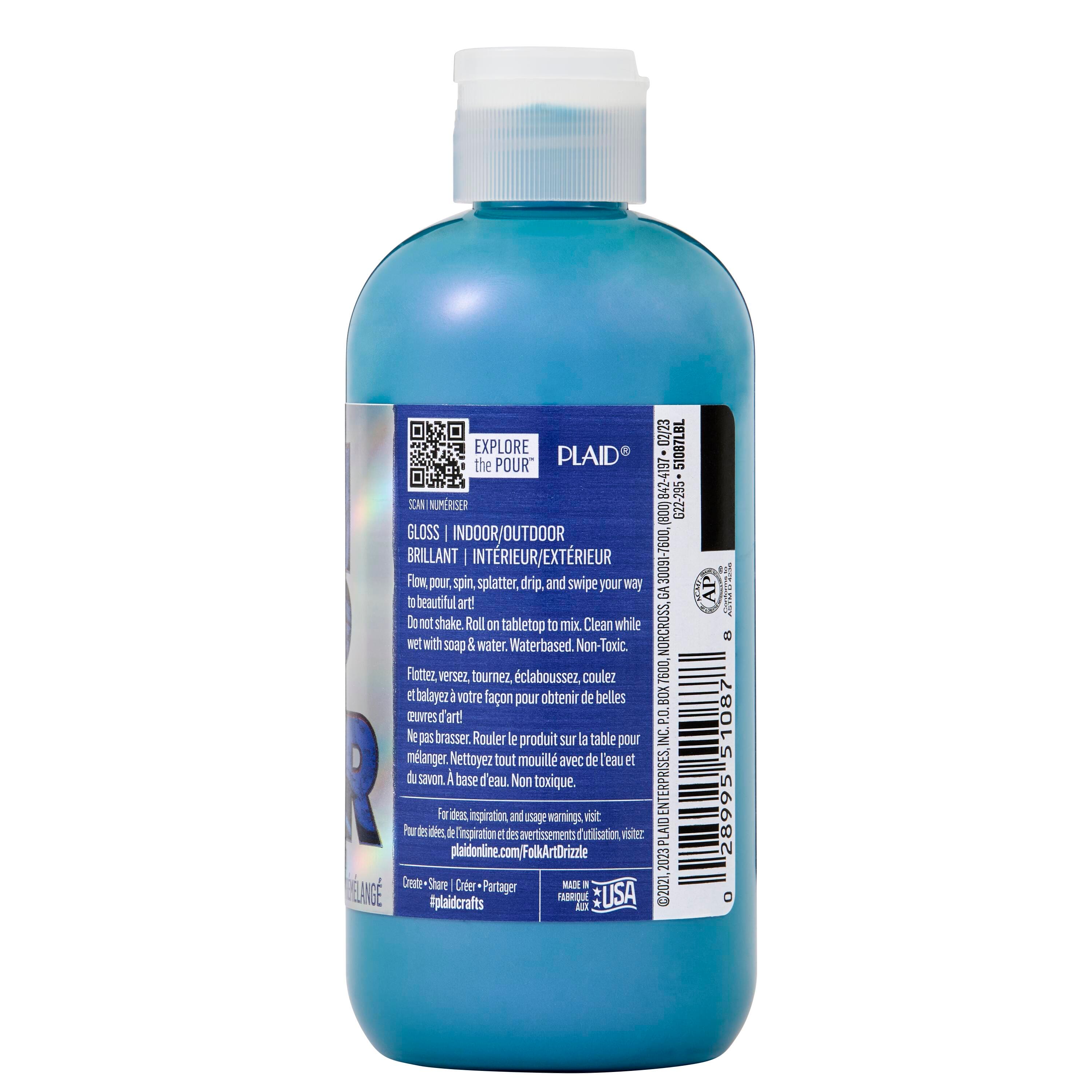 FolkArt&#xAE; Drizzle&#x2122; Pre-Mixed Acrylic Pouring Paint, 9oz.