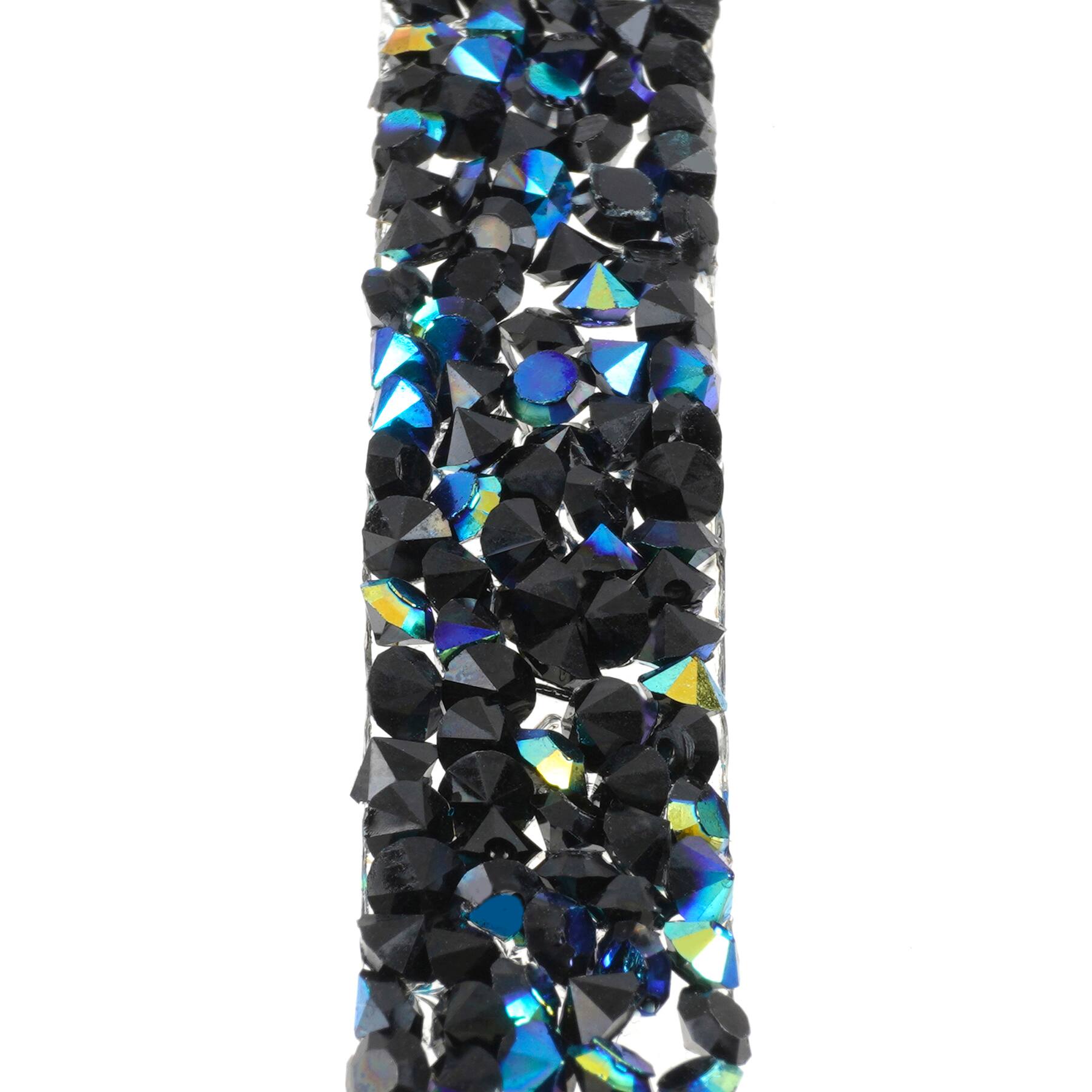 12 Pack: Black AB Letter Bling Sticker by Recollections®