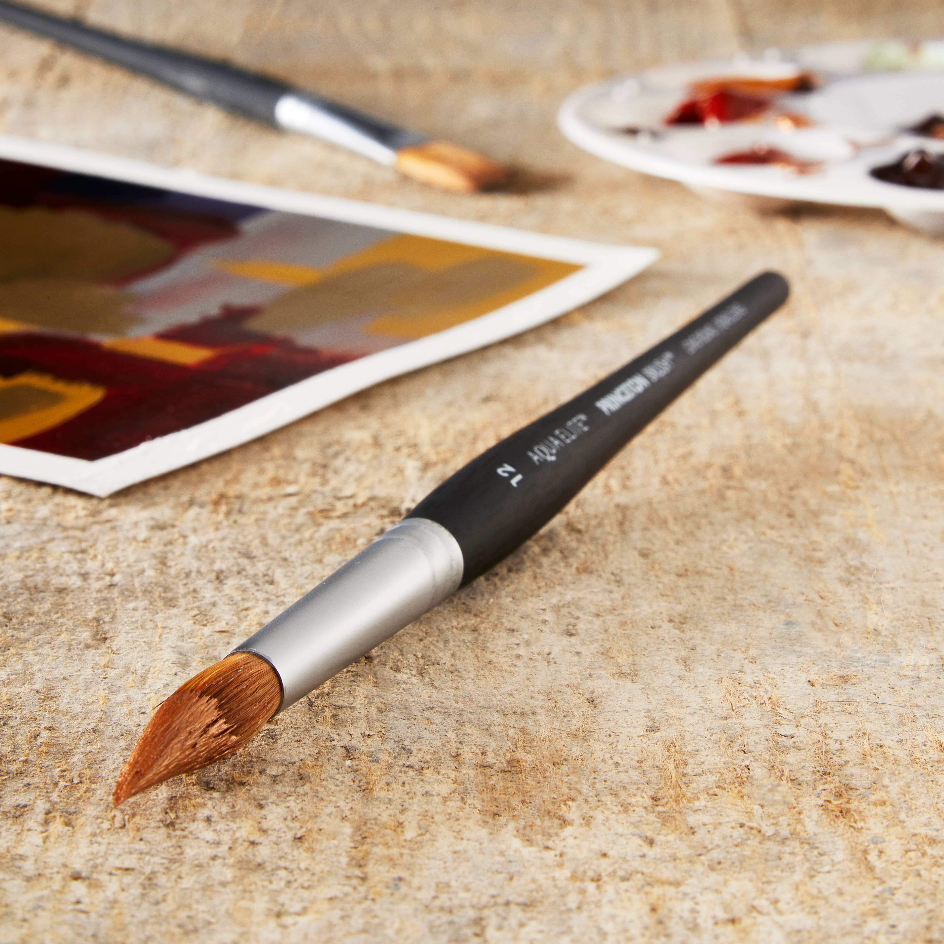 Princeton&#x2122; Aqua Elite&#x2122; Synthetic Long Round Watercolor Brush