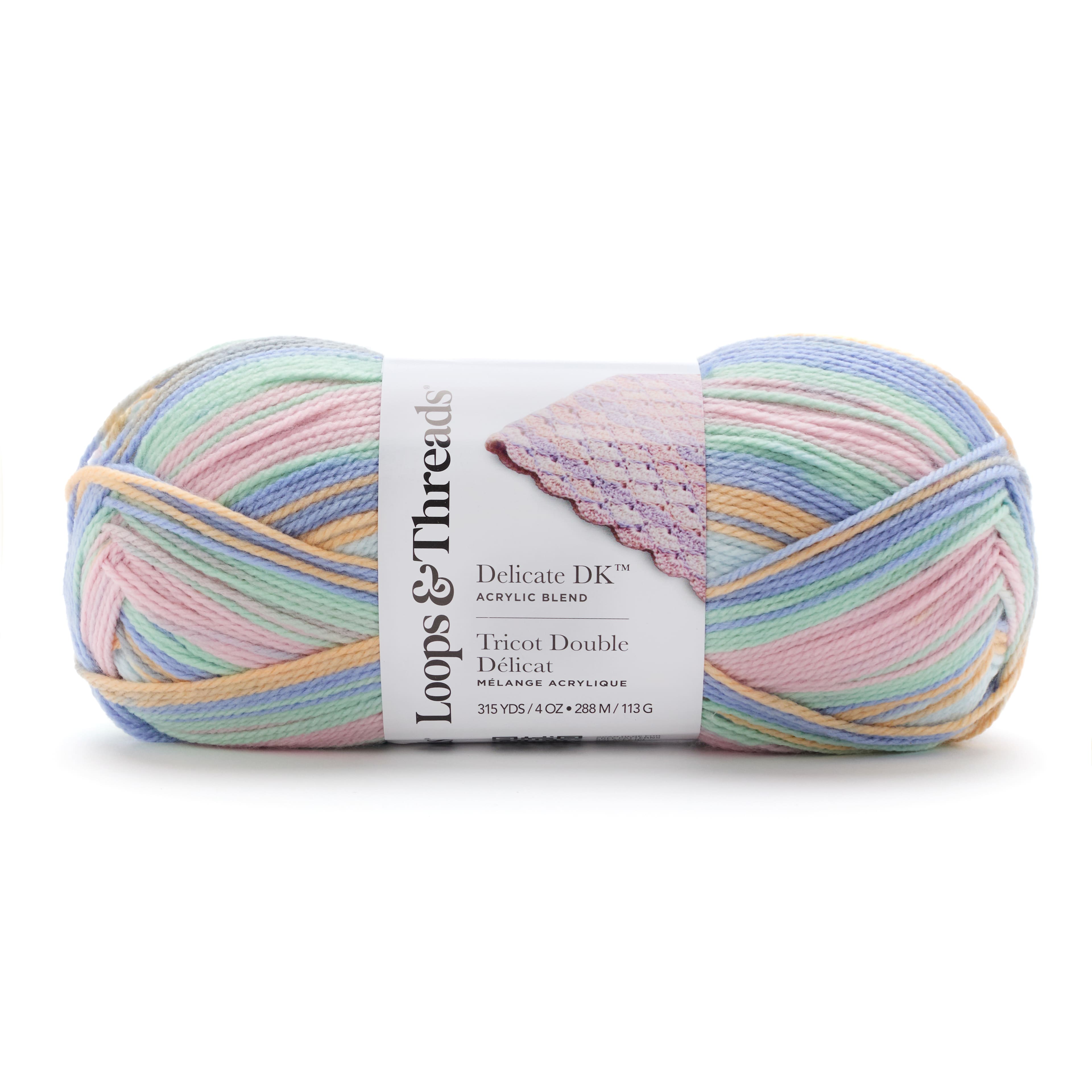 15 Pack: Delicate DK™ Yarn by Loops & Threads®