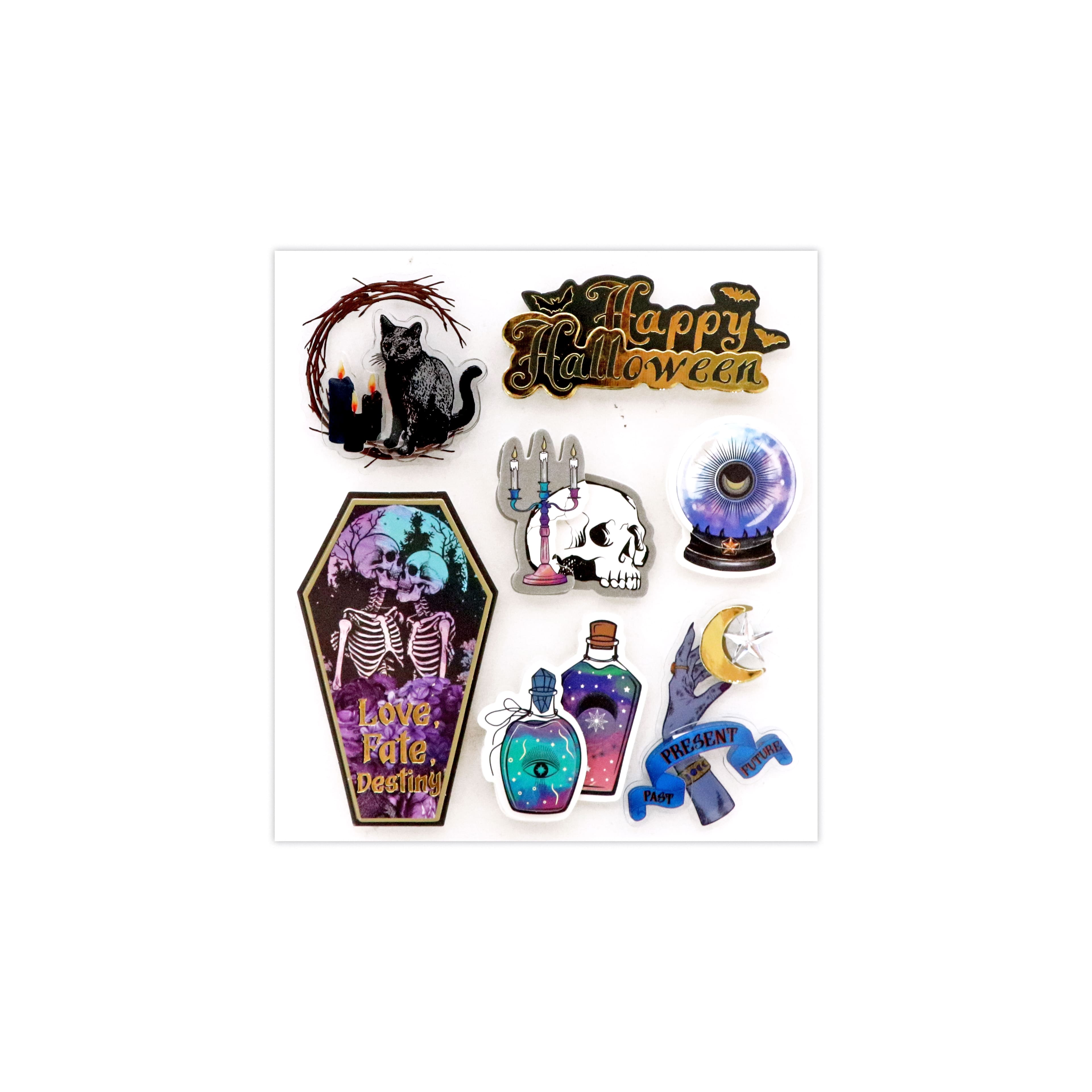 Halloween Midnight Moon Dimensional Stickers by Recollections&#x2122;