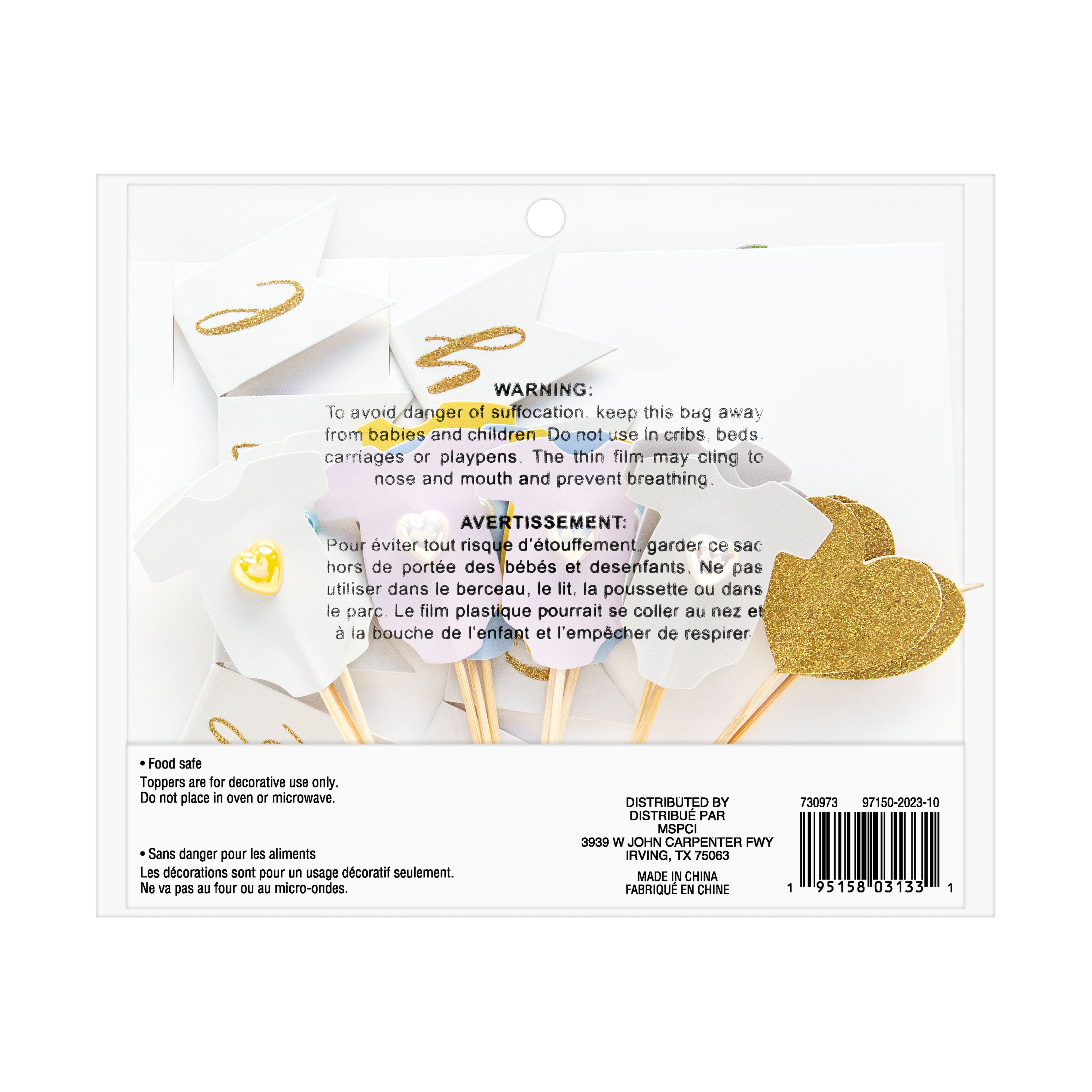 Hello Baby Cake Topper Set by Celebrate It™