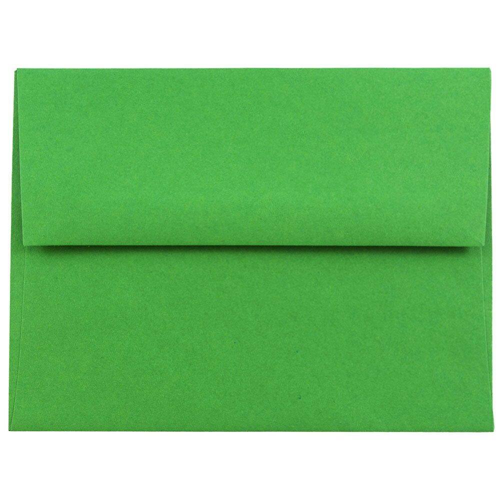 JAM Paper 5.25&#x22; x 7.25&#x22; Blank Flat Recycled Greeting Cards &#x26; Envelopes, 100ct.