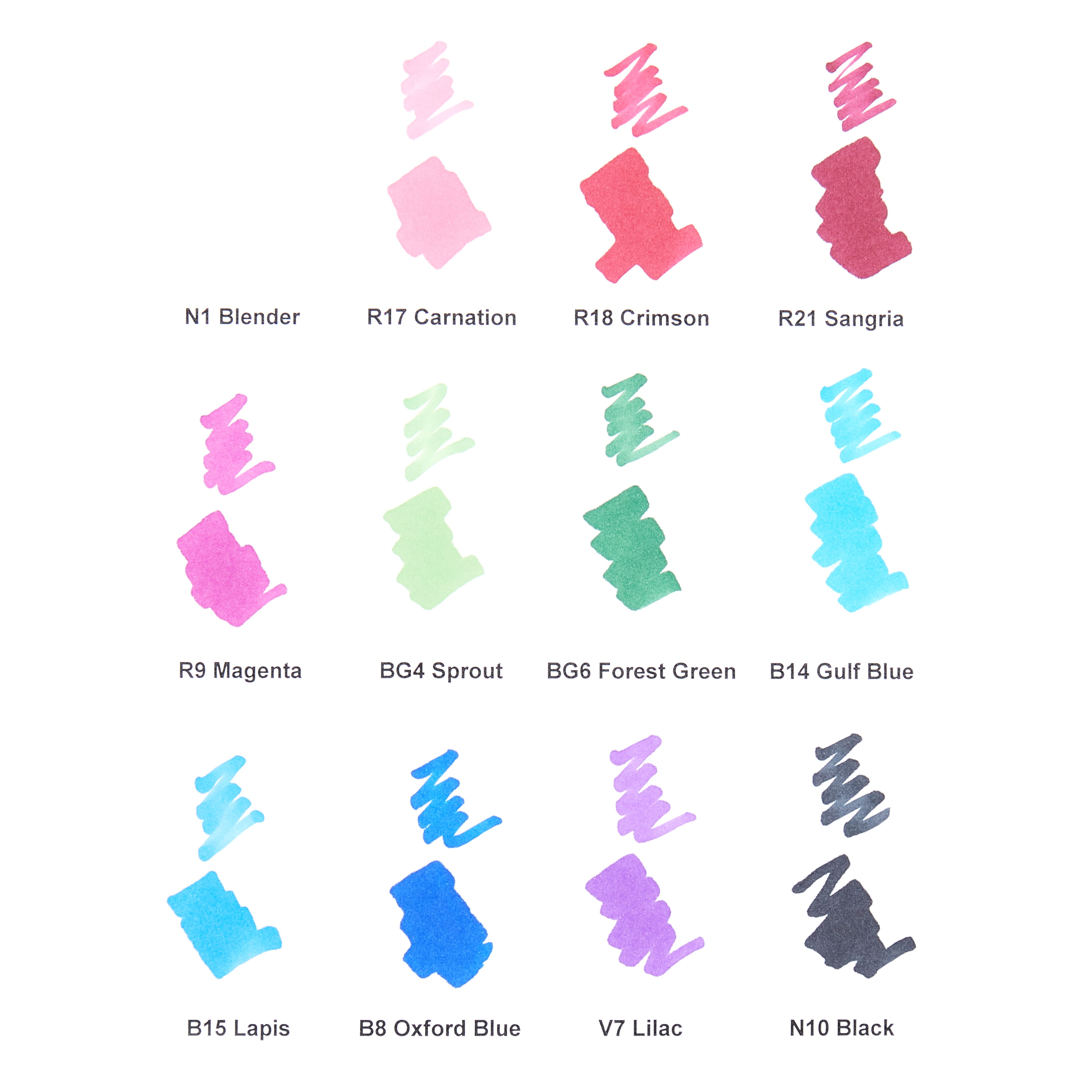 Dual Tip Jewel Tone Sketch Marker Set by Artist's Loft™