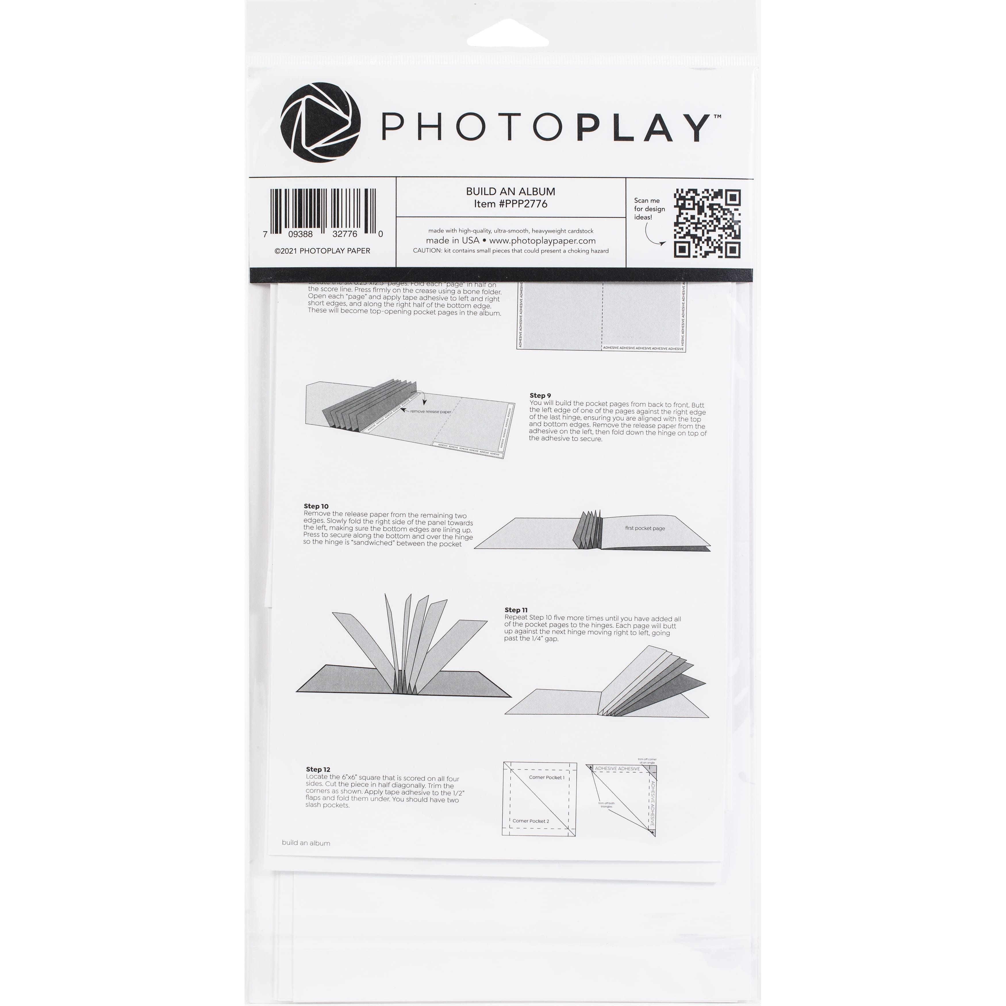 PhotoPlay Build An Album By Joey Otlo, 6&#x22; x 6&#x22;