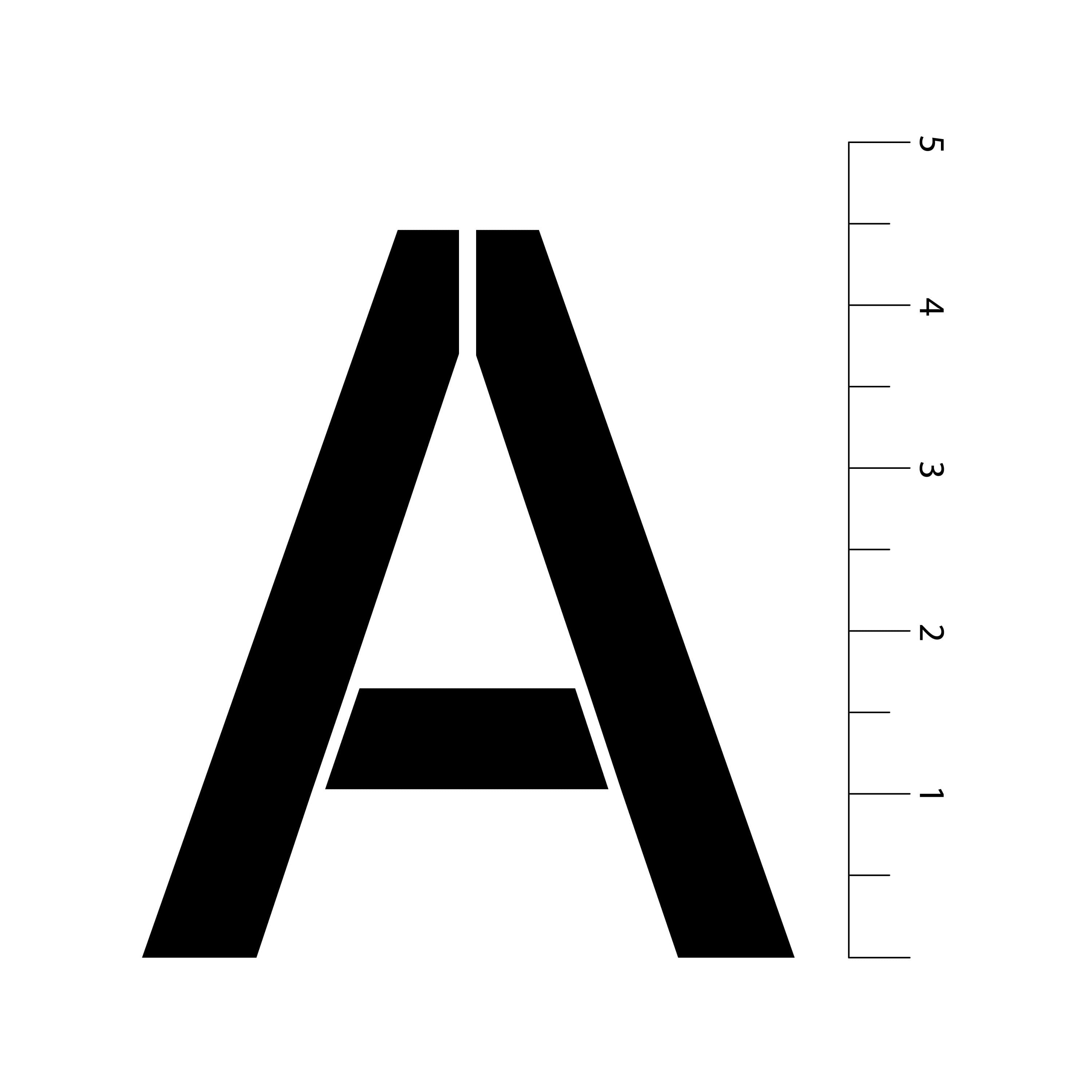 4.5" Classic Caps Alphabet Stencils by Craft Smart®