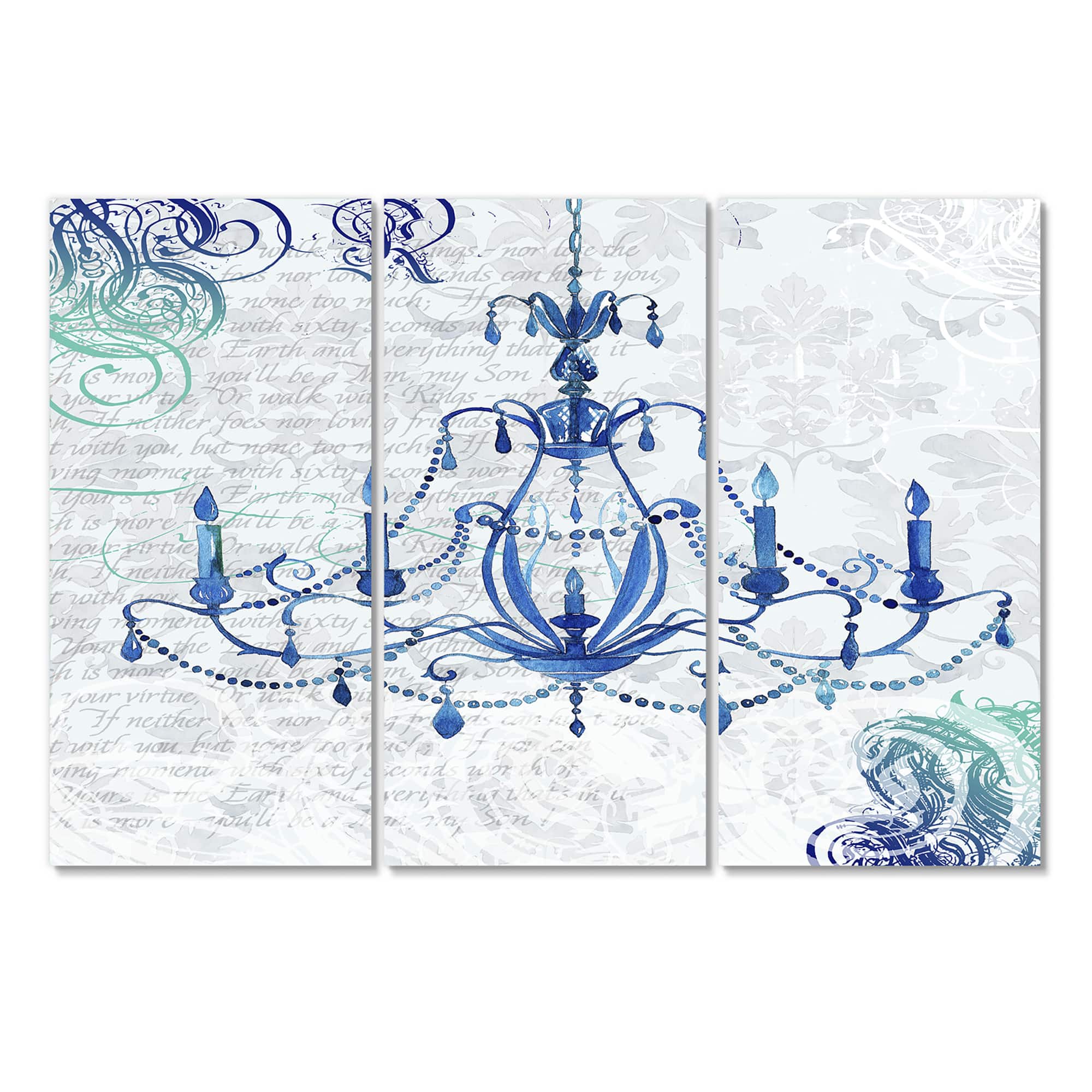 Designart - Chandelier I - Fashion Premium Canvas Wall Art