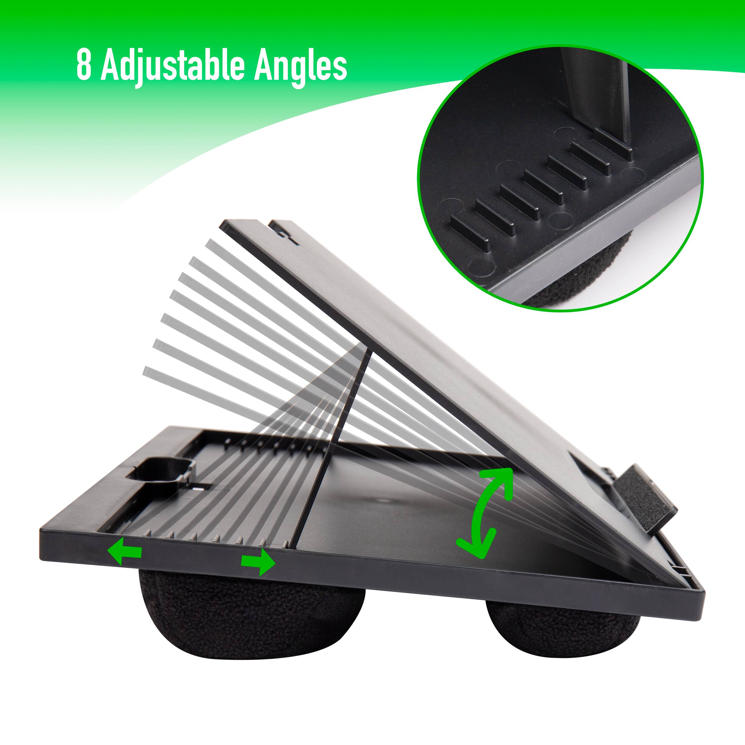 Mind Reader Anchor Collection Adjustable Lap Desk, 2ct.