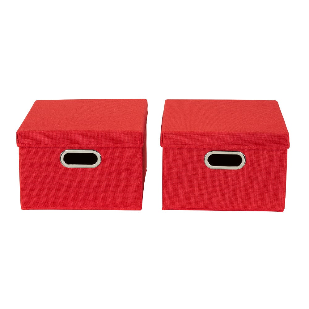 Household Essentials Storage Bins with Lids, 2ct.