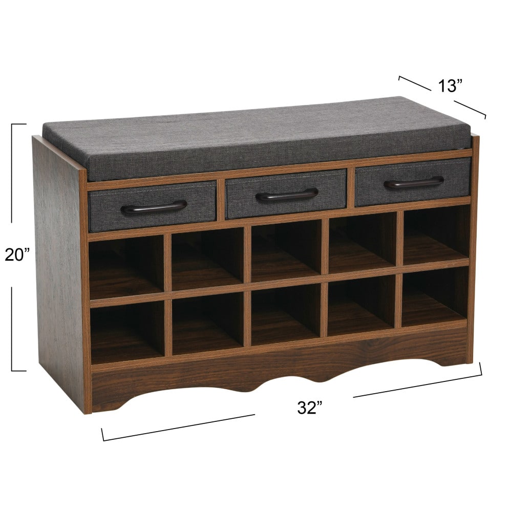 Household Essentials 32&#x22; Storage Bench