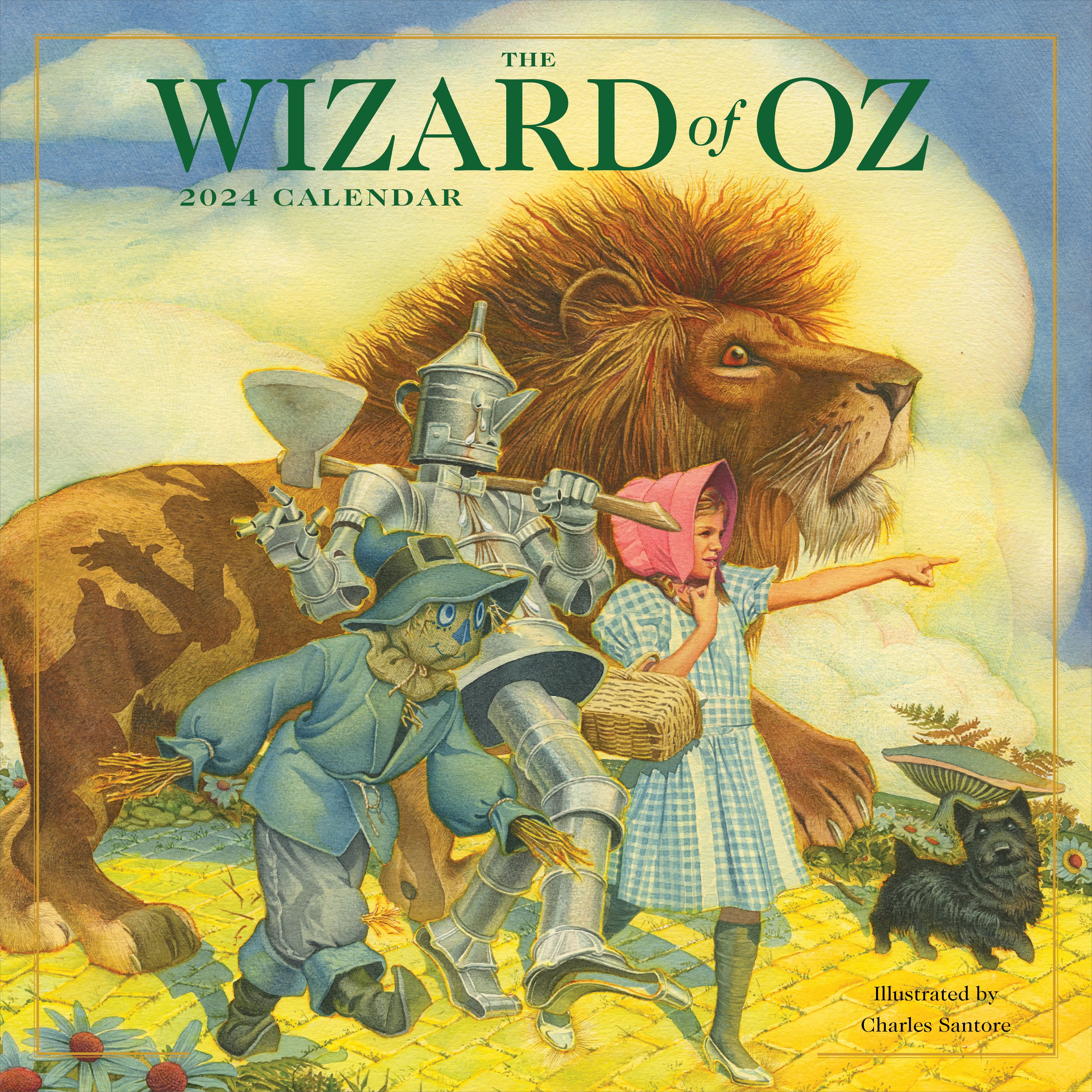 TF Publishing 2024 Wizard of Oz Wall Calendar