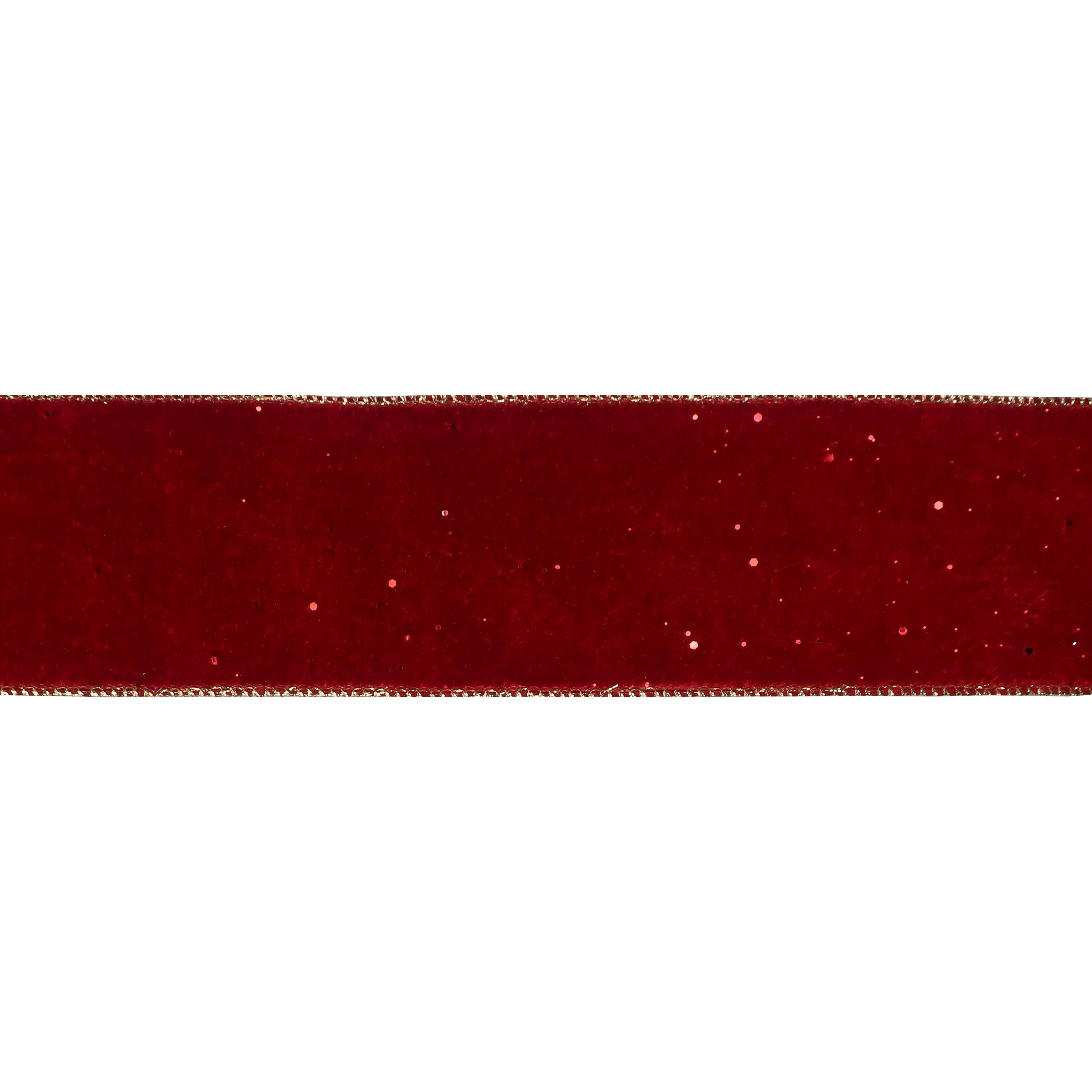 2.5 Red Velvet Wired Ribbon by Celebrate It | 2.5 x 25ft | Michaels