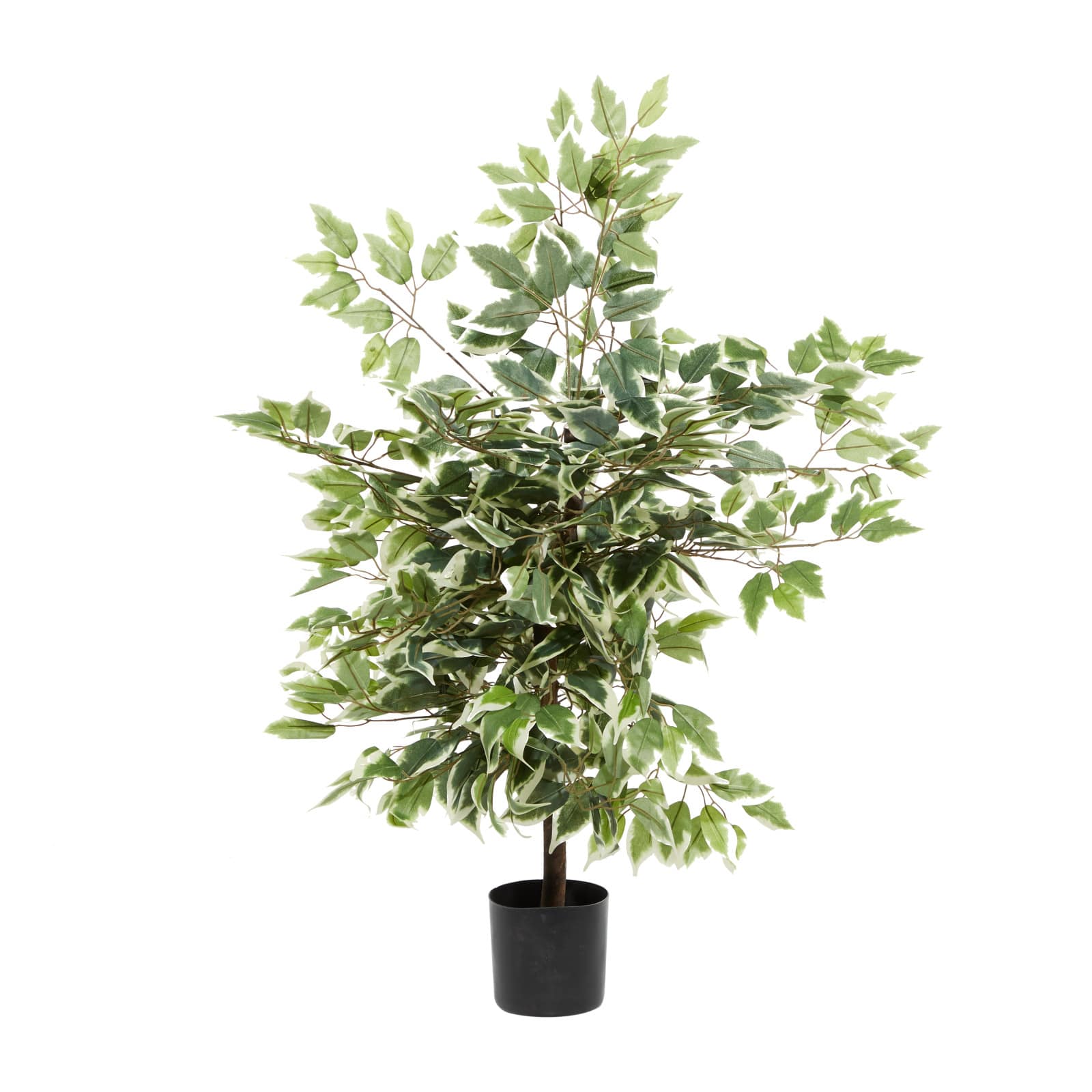 Ficus Tree Artificial Decorative Foliage, 45", Green