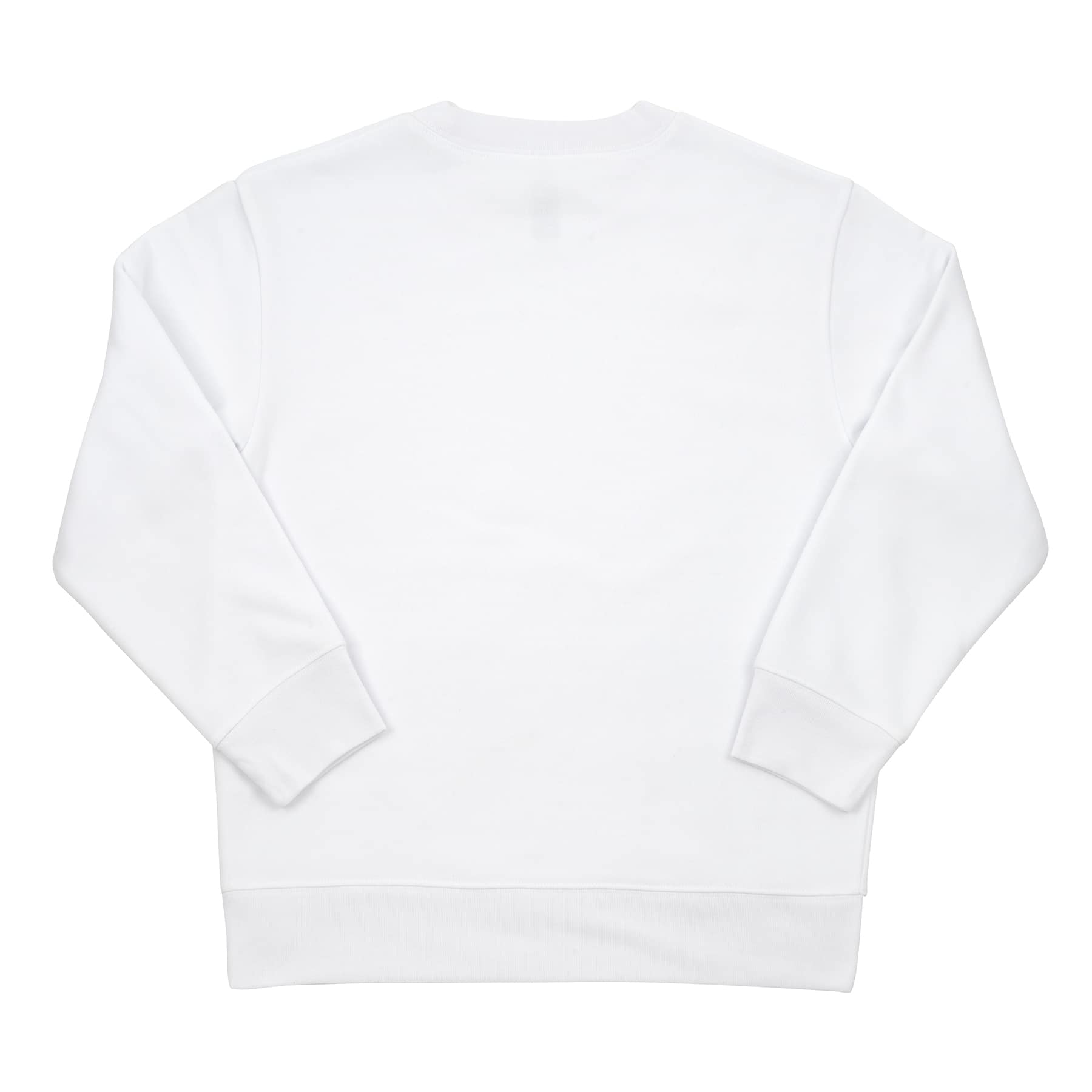 12 Pack: White Crew Neck Youth Sublimation Sweatshirt by Make Market&#xAE;