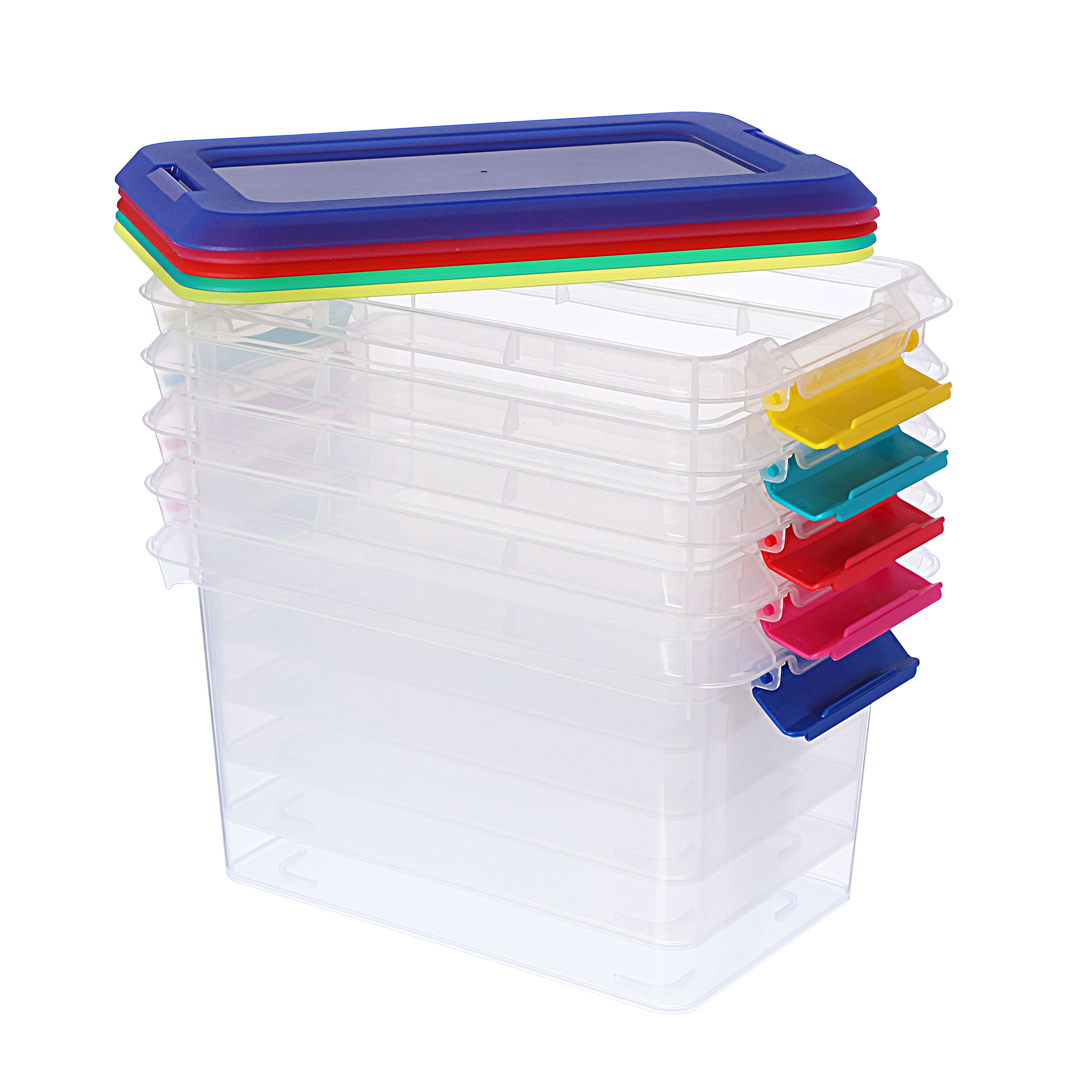 6 Packs: 5 ct. (30 total) 6.2qt. Storage Bins with Lids by Simply