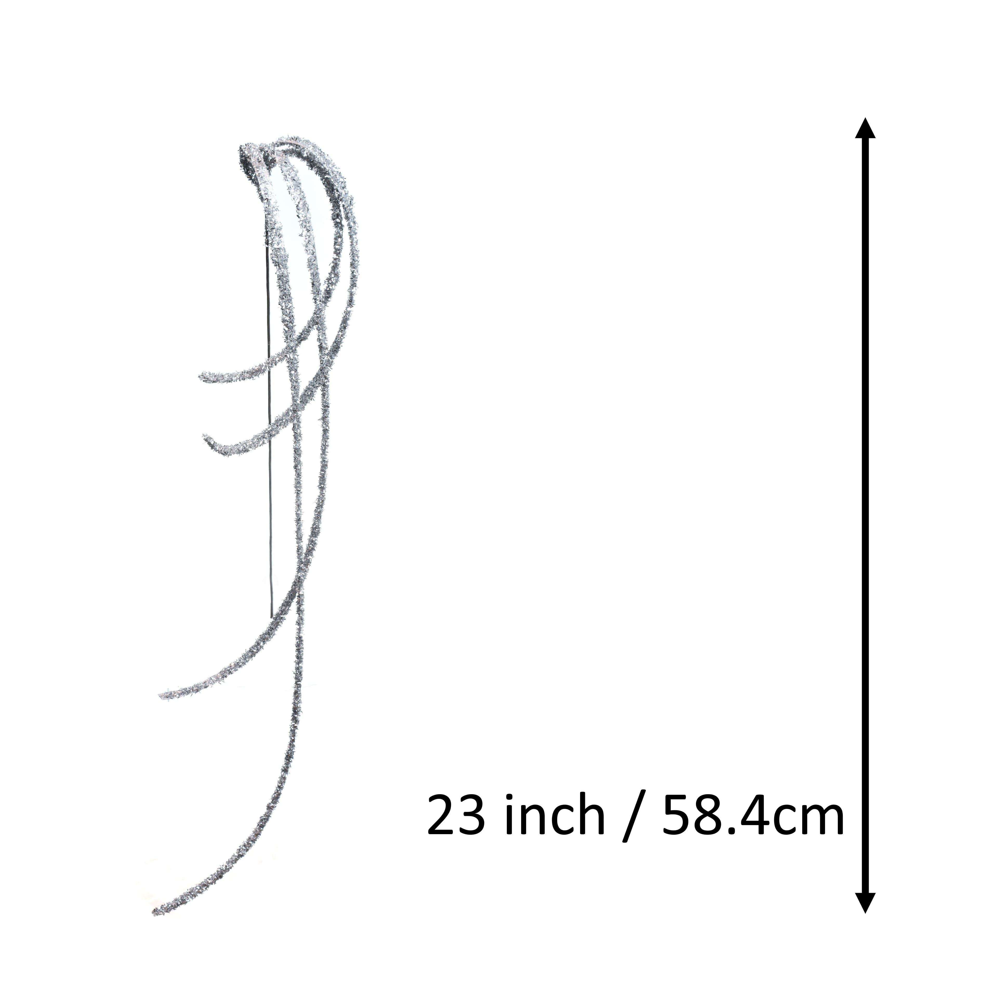 23&#x22; Glitter Ribbon Stem by Ashland&#xAE;