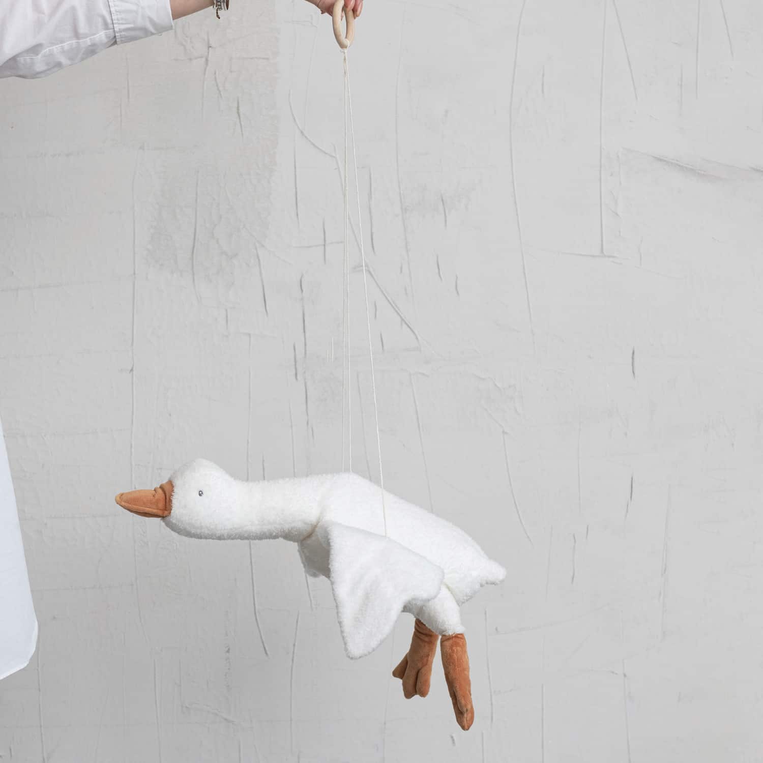 Hello Honey® Hanging Plush Goose Decoration