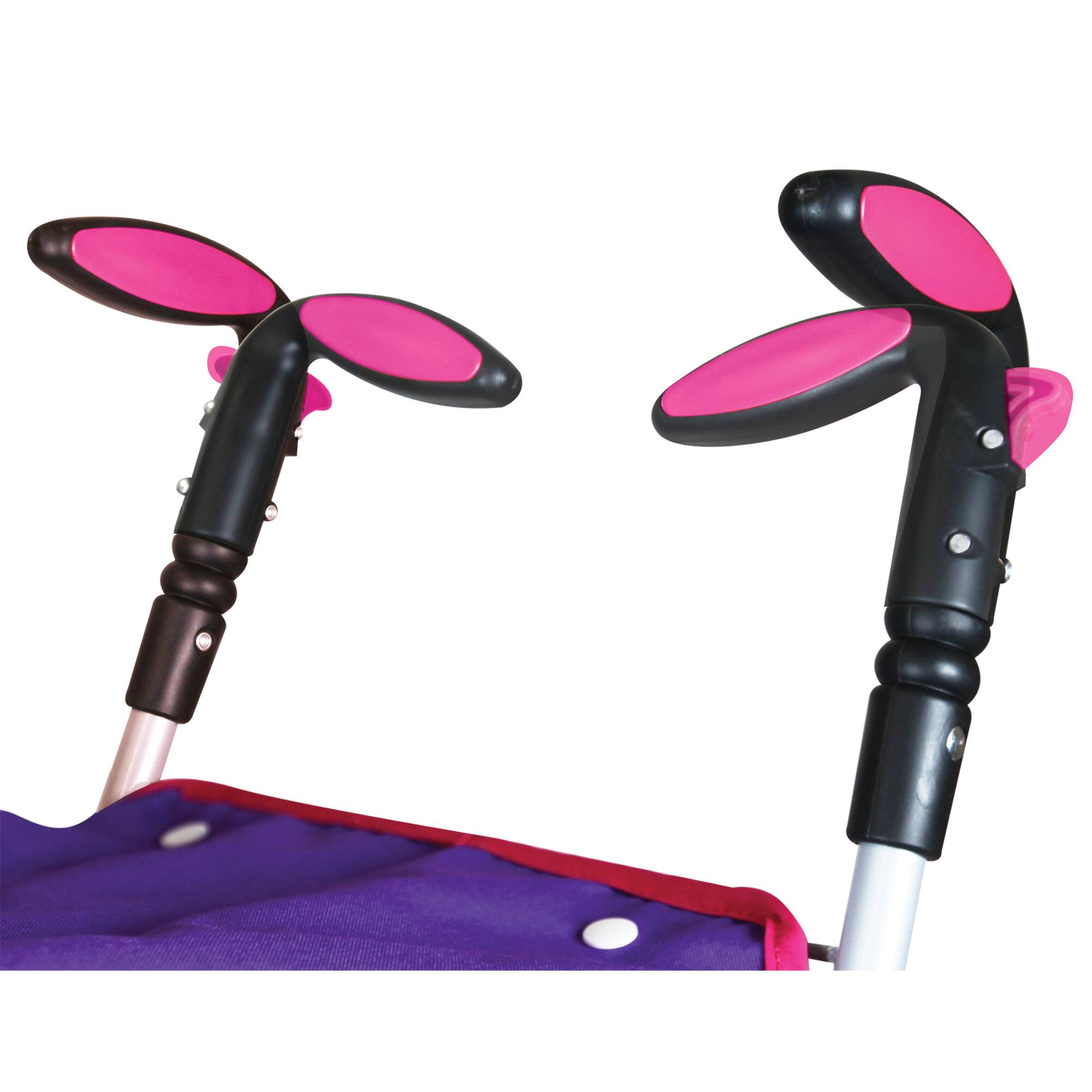 Lissi Dolls Baby Doll Umbrella Stroller Twin Set with 2 Toy Baby Dolls