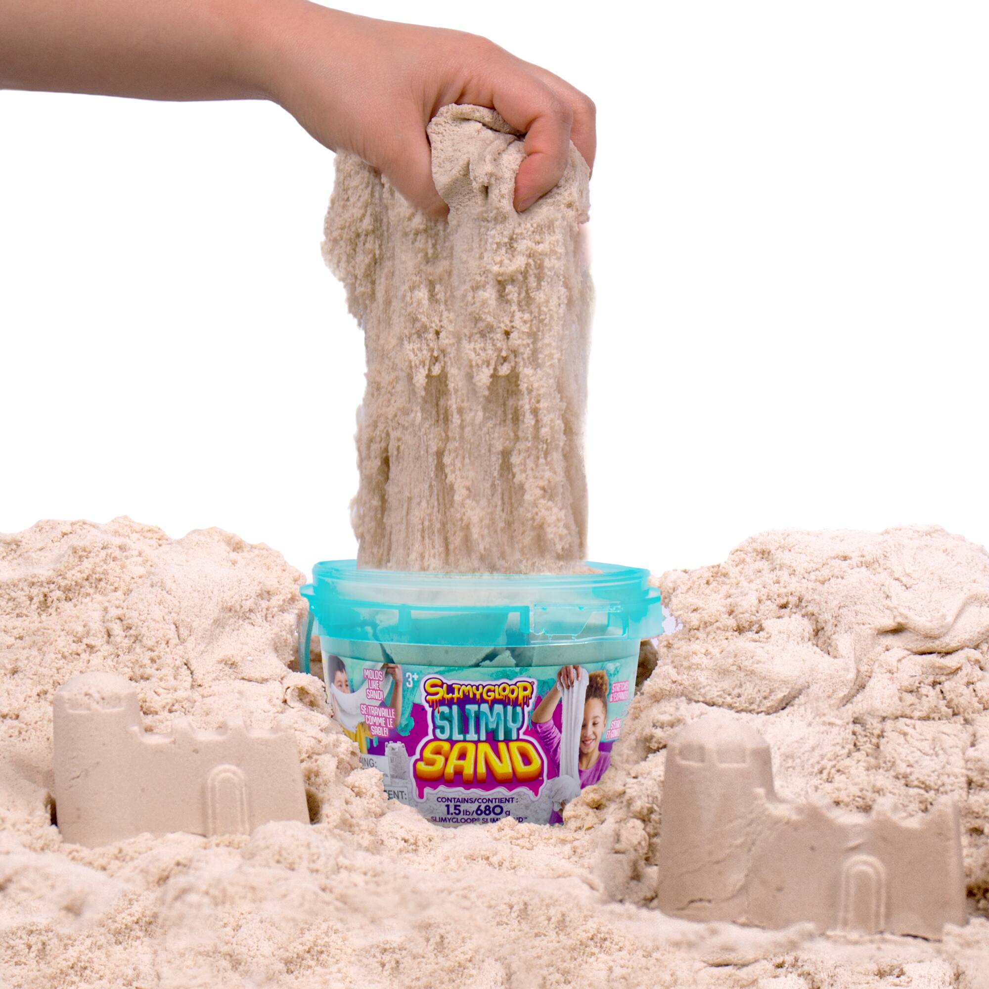 SlimyGloop™ Slimy Sand™ Bucket, Light Blue Michaels