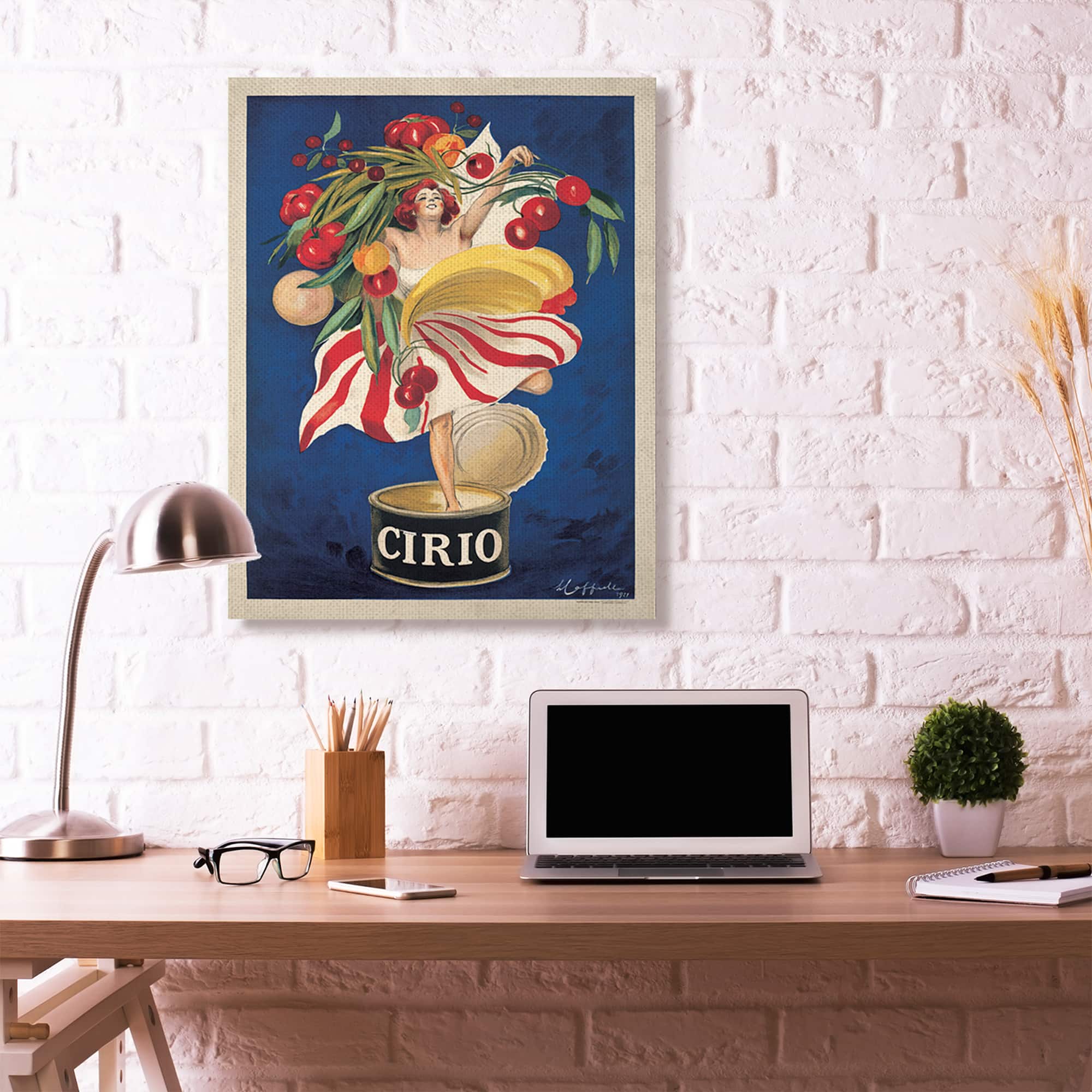Stupell Industries Cirio Vintage Poster Canvas Wall Art