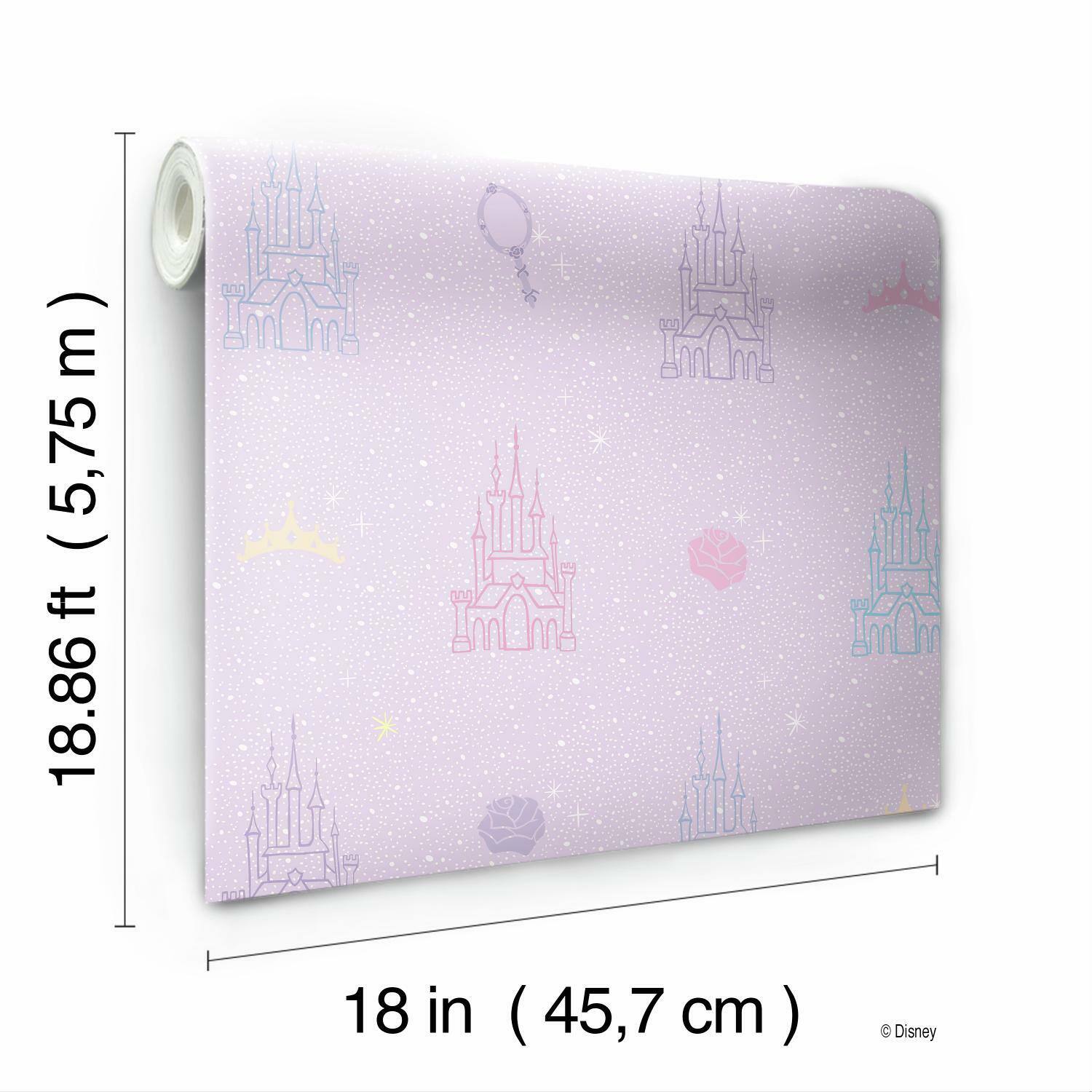 RoomMates Disney&#xAE; Princess Castle Peel &#x26; Stick Wallpaper