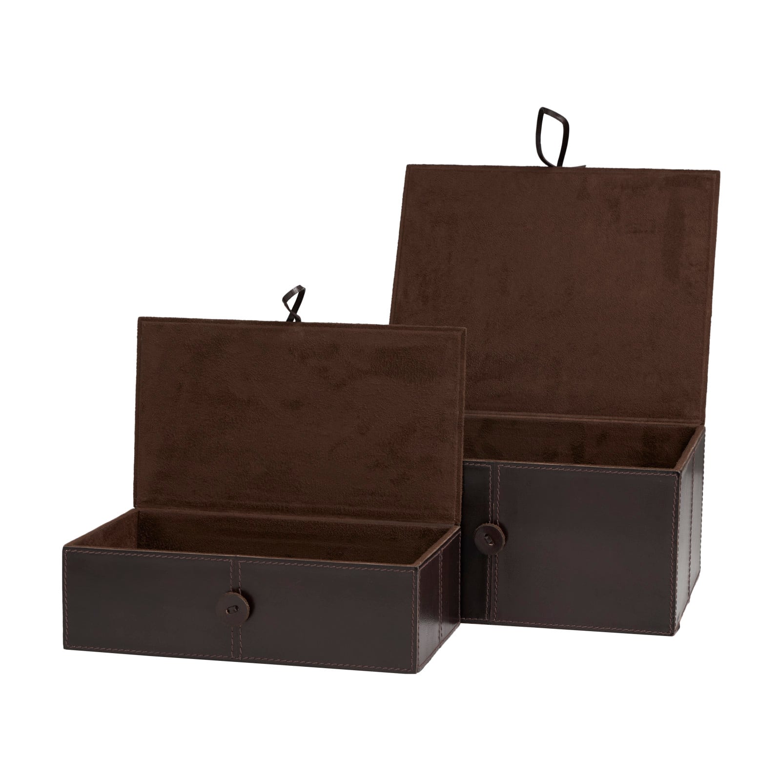 Leather Storage Box with Leather Loop Closure Set | Michaels
