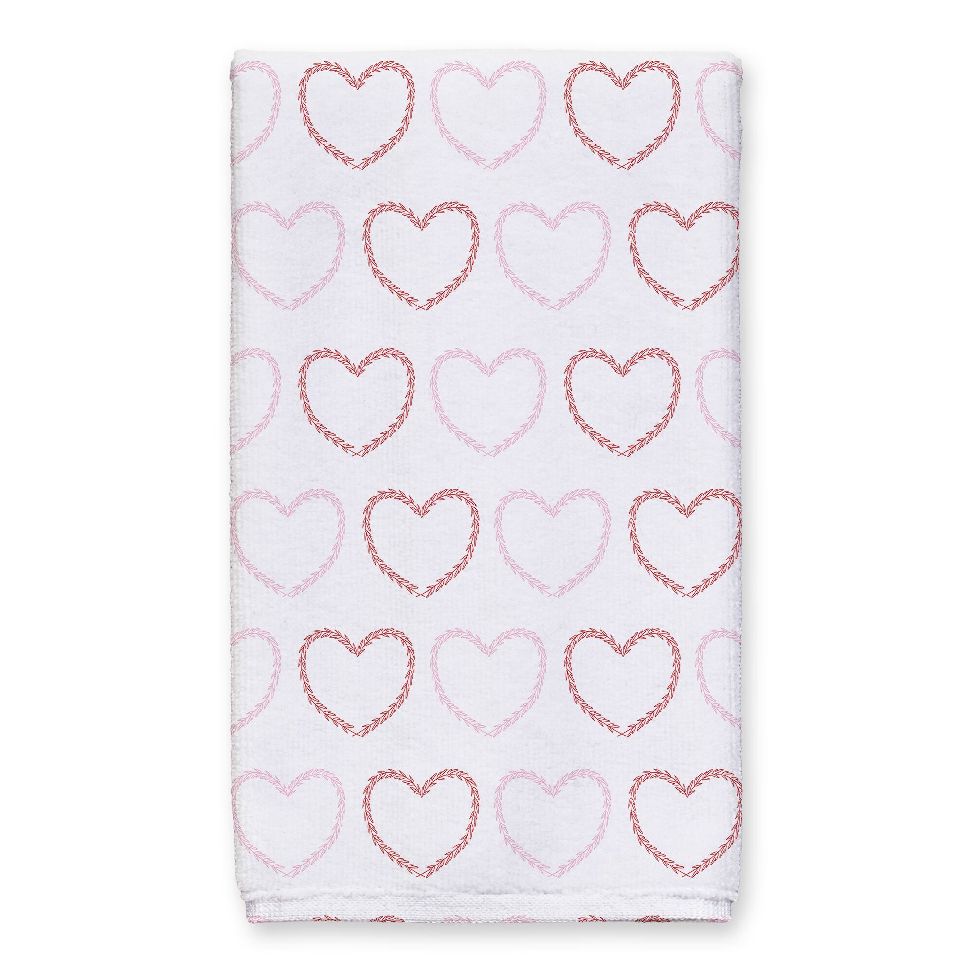 Valentine's Day Calendar Wreath Tea Towel Set