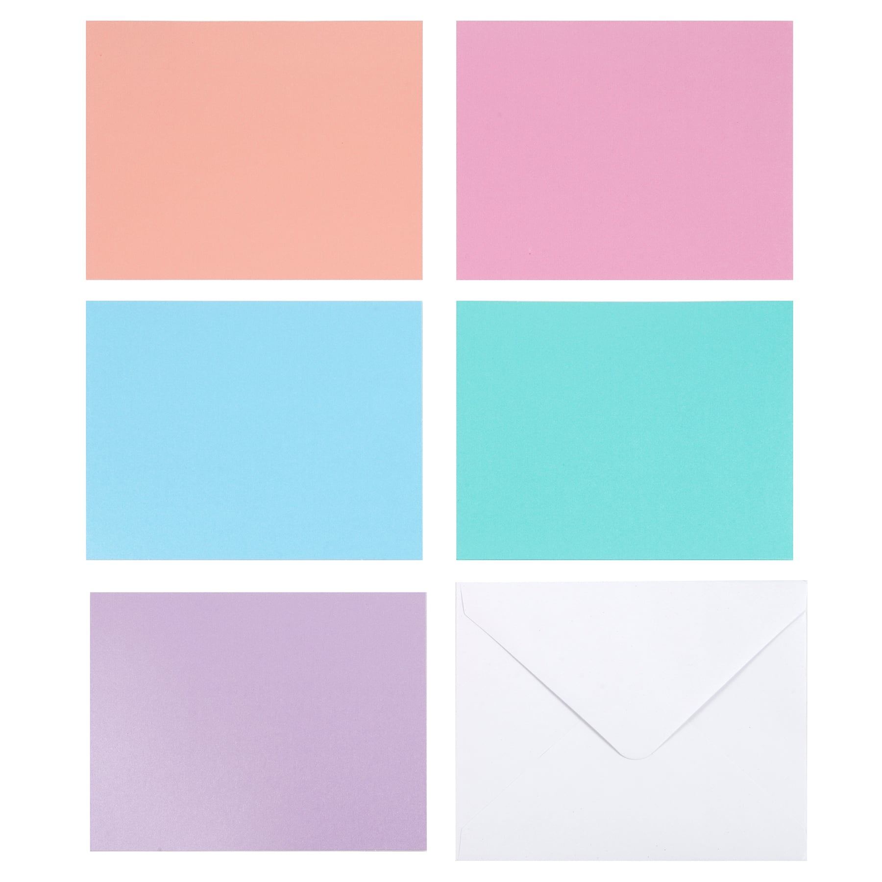 12 Packs: 40 ct. (480 total) 4.25" x 5.5" Shimmer Cards & Envelopes by Recollections™