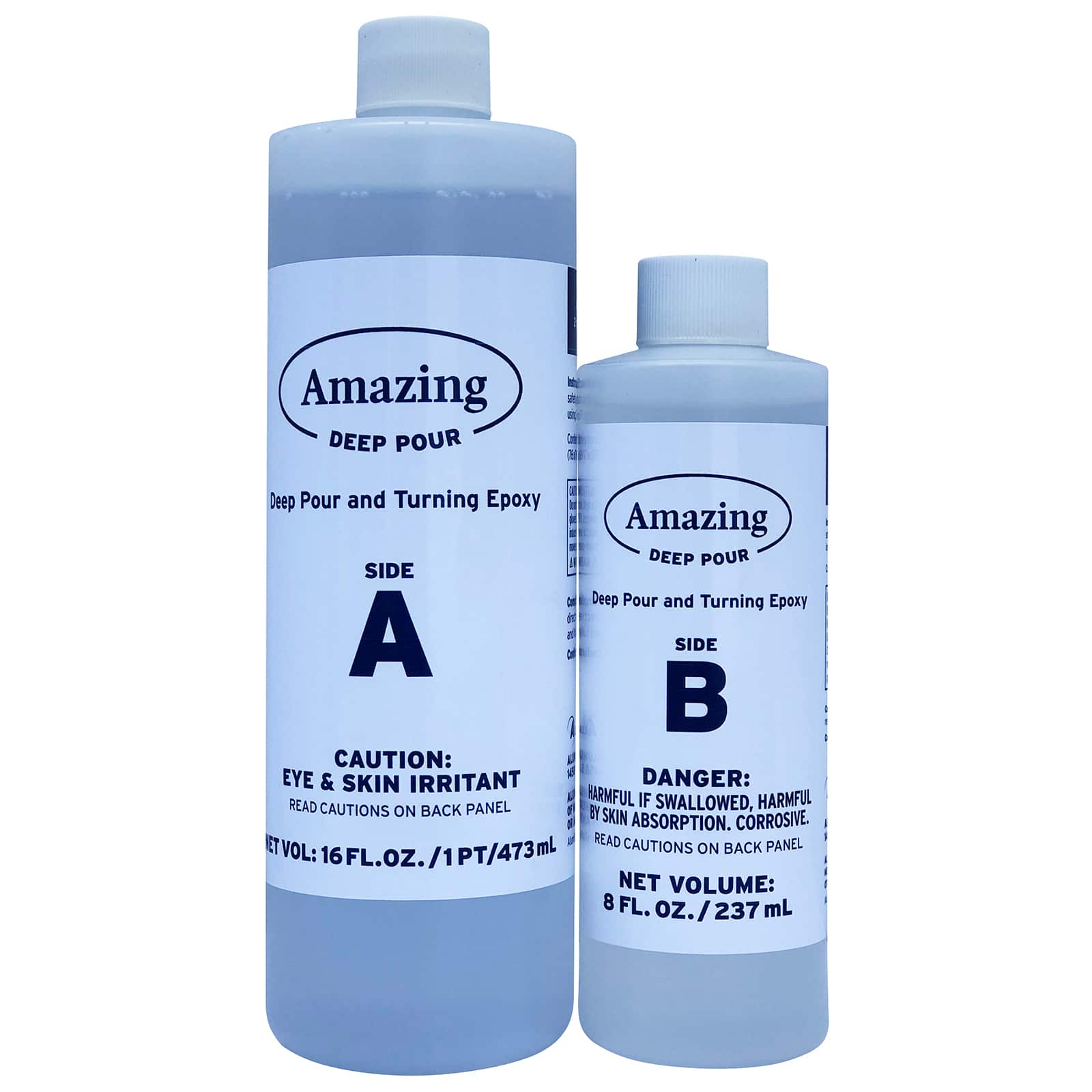 Alumilite Amazing Deep Pour Epoxy [1 Gal A + 0.5 Gal B(1.5 Gallon) 2 Part Kit] 2 Inches Thick High-Gloss & Crystal Clear Liquid Glass for Casting