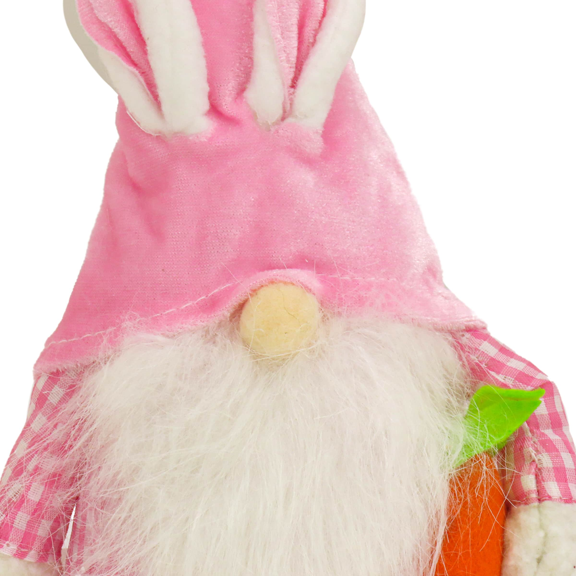 11&#x27;&#x27; Pink Easter Bunny Gnome D&#xE9;cor