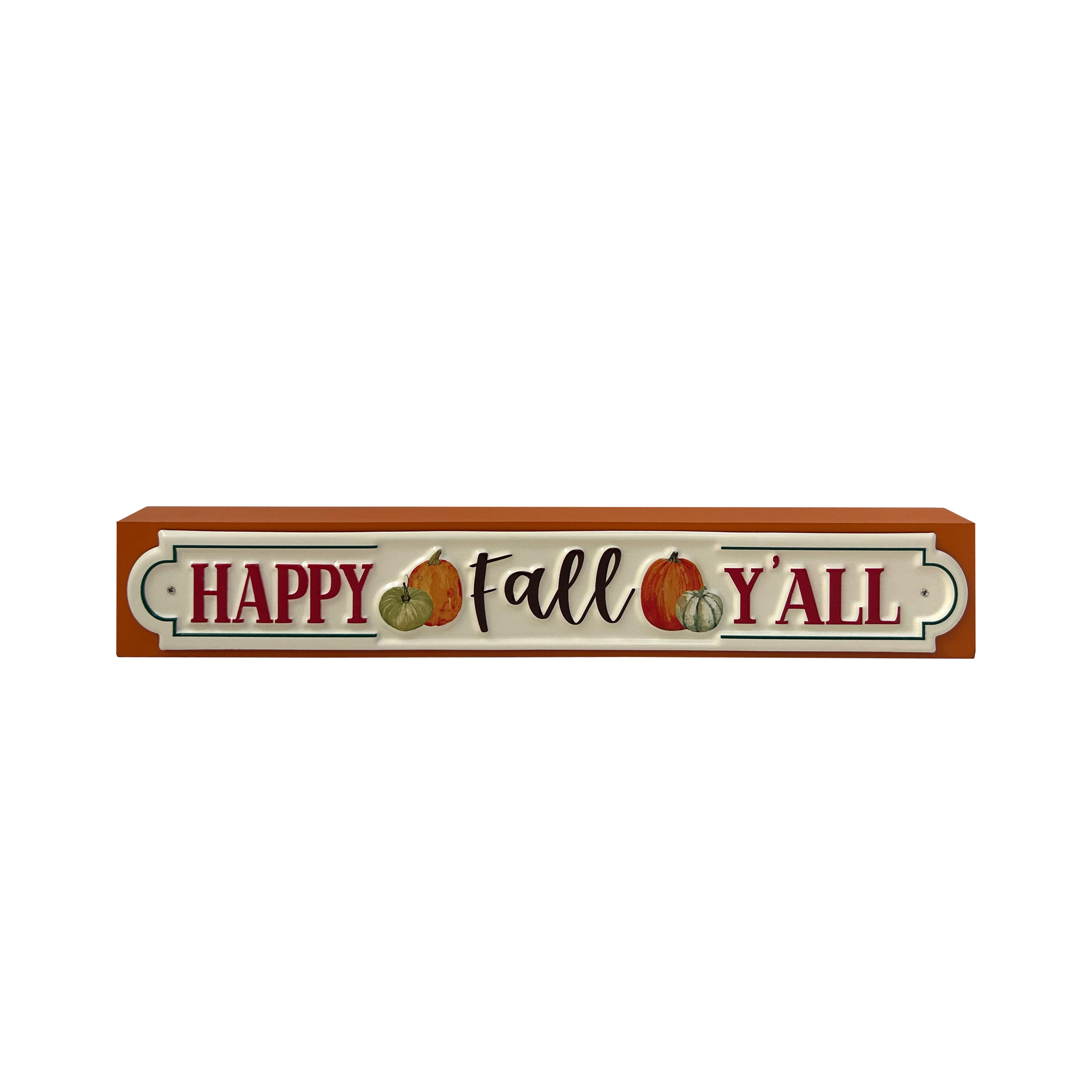 Fall 13.75&#x22; Happy Fall Y&#x27;all Tabletop D&#xE9;cor by Ashland&#xAE;