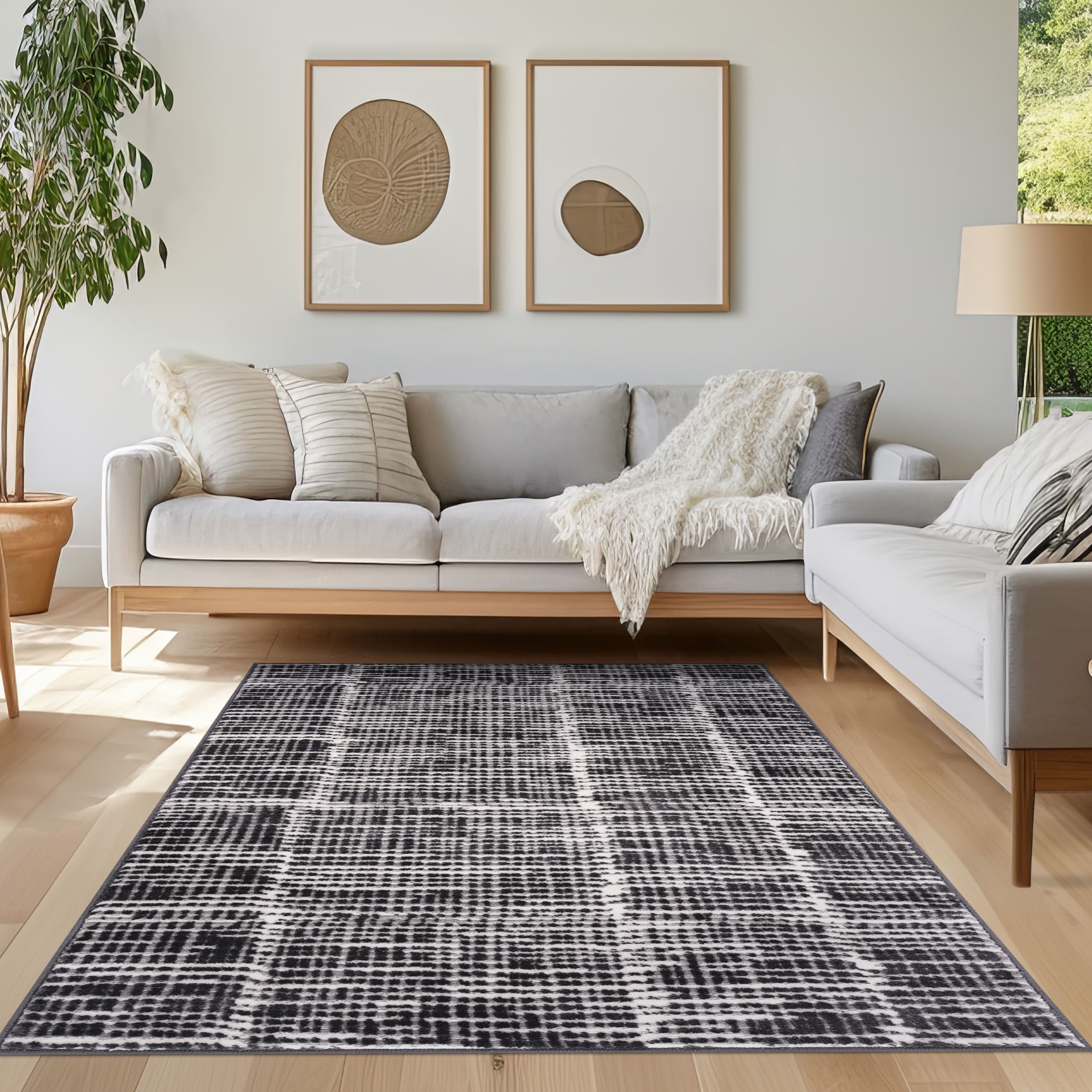 Gray Stripe Area Rug by Ashland&#xAE;