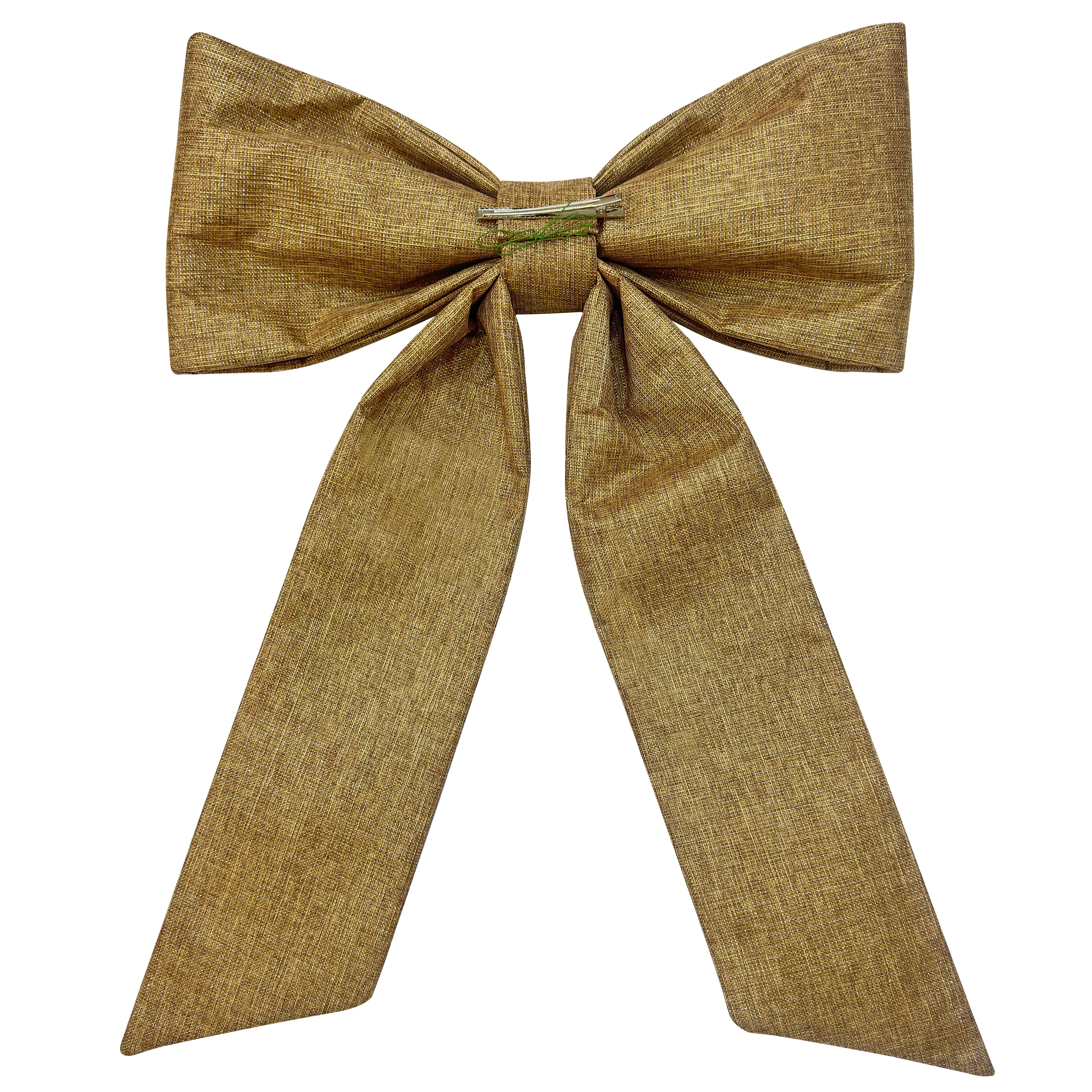 30&#x22; Faux Linen Shimmer Puffy Tree Bow by Celebrate It&#xAE;
