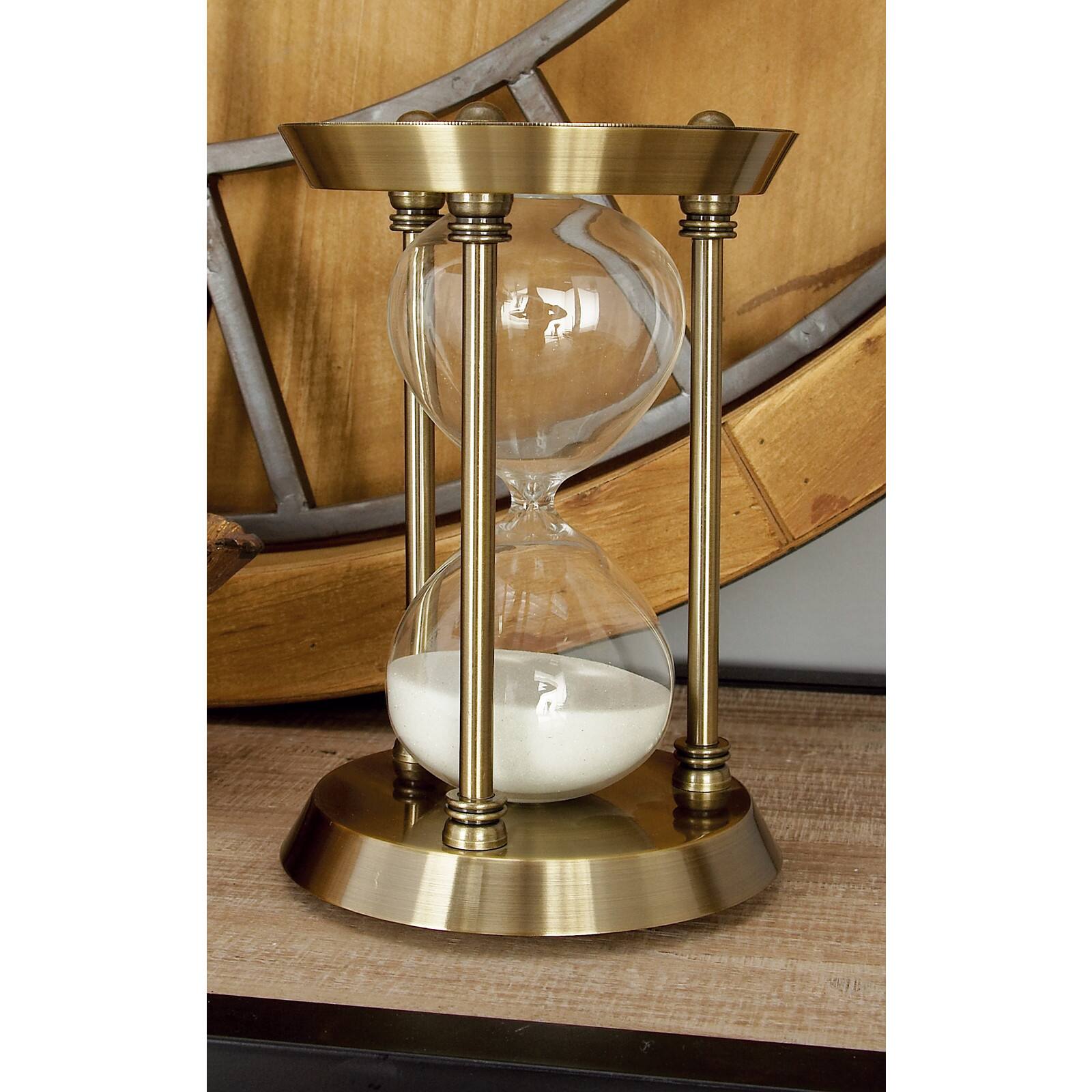 9&#x27;&#x27; Brass Metal Glam Timer